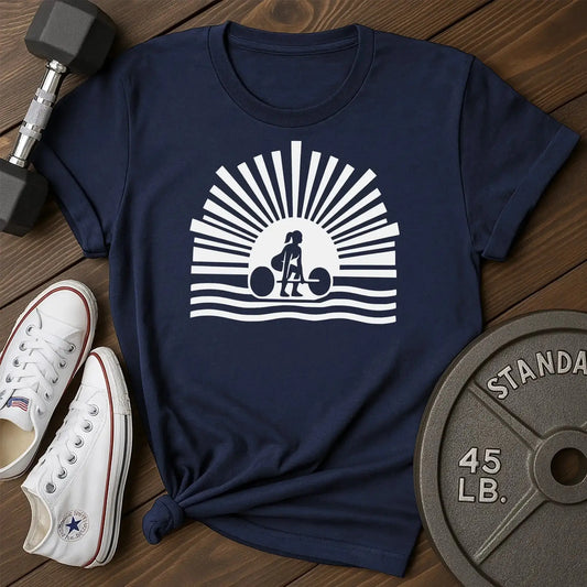 Desert sunrise am T-Shirt - blue - desert sunrise AM Blue.jpg