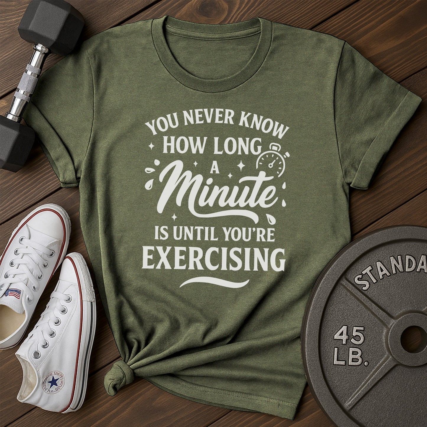 Exercise minute an T-Shirt - green - Exercise Minute AN Green.jpg