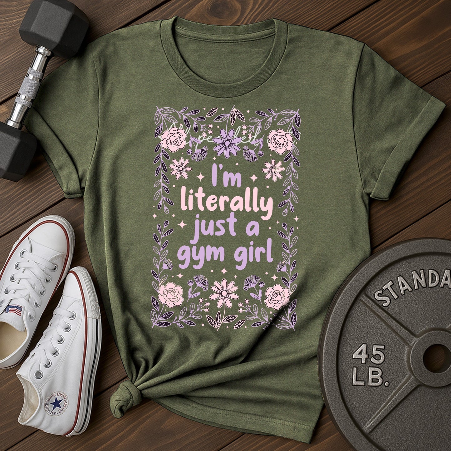 Gym girl bc T-Shirt - green - Gym Girl BC-2 Green.jpg