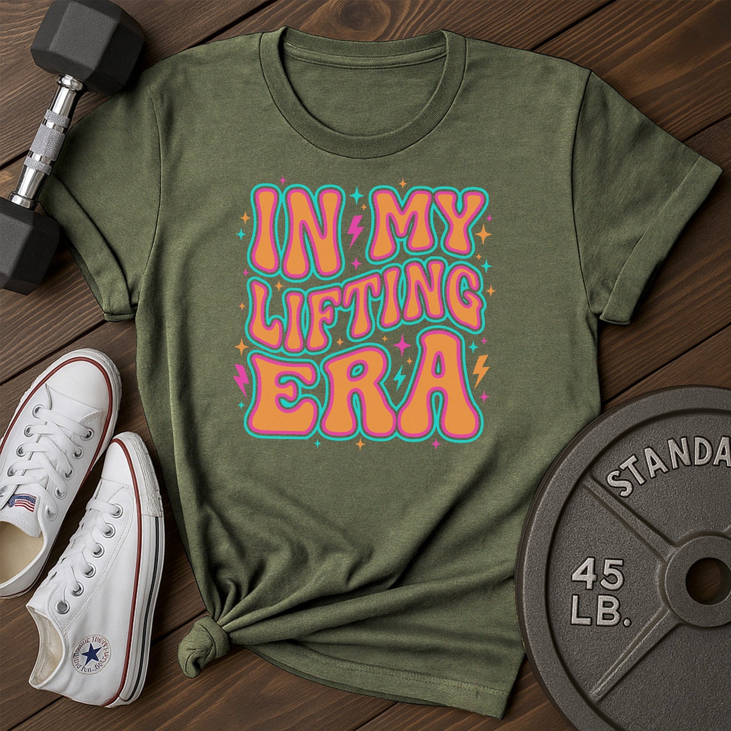 Lifting era aw T-Shirt - green - Lifting Era AW Green.jpg