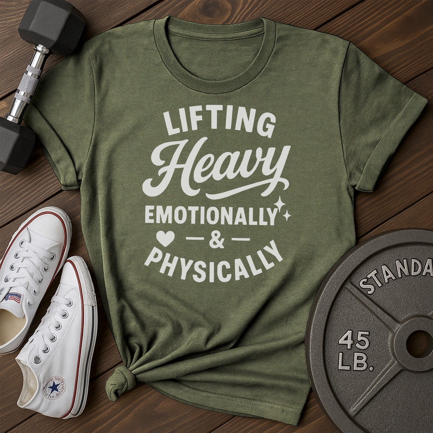 Lifting heavy al T-Shirt - green - Lifting Heavy AL Green.jpg