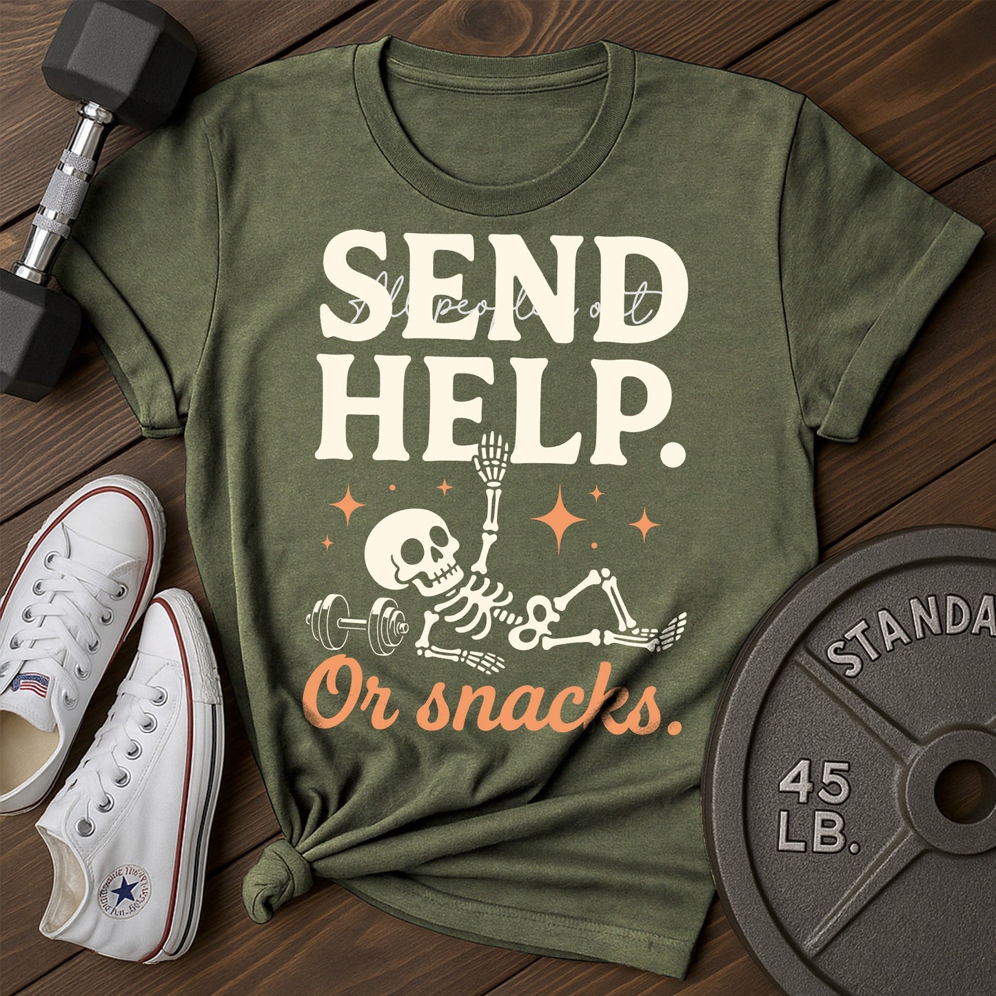 Send help bd T-Shirt - green - Send Help BD Green.jpg