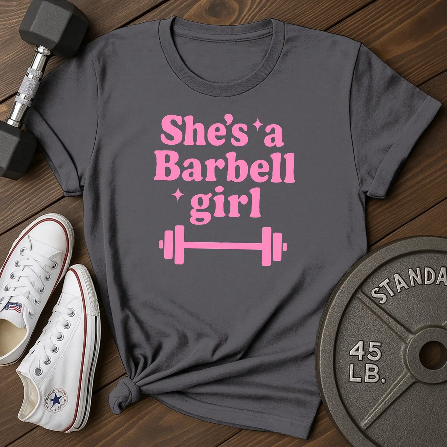 Barbell Girl E T-Shirt