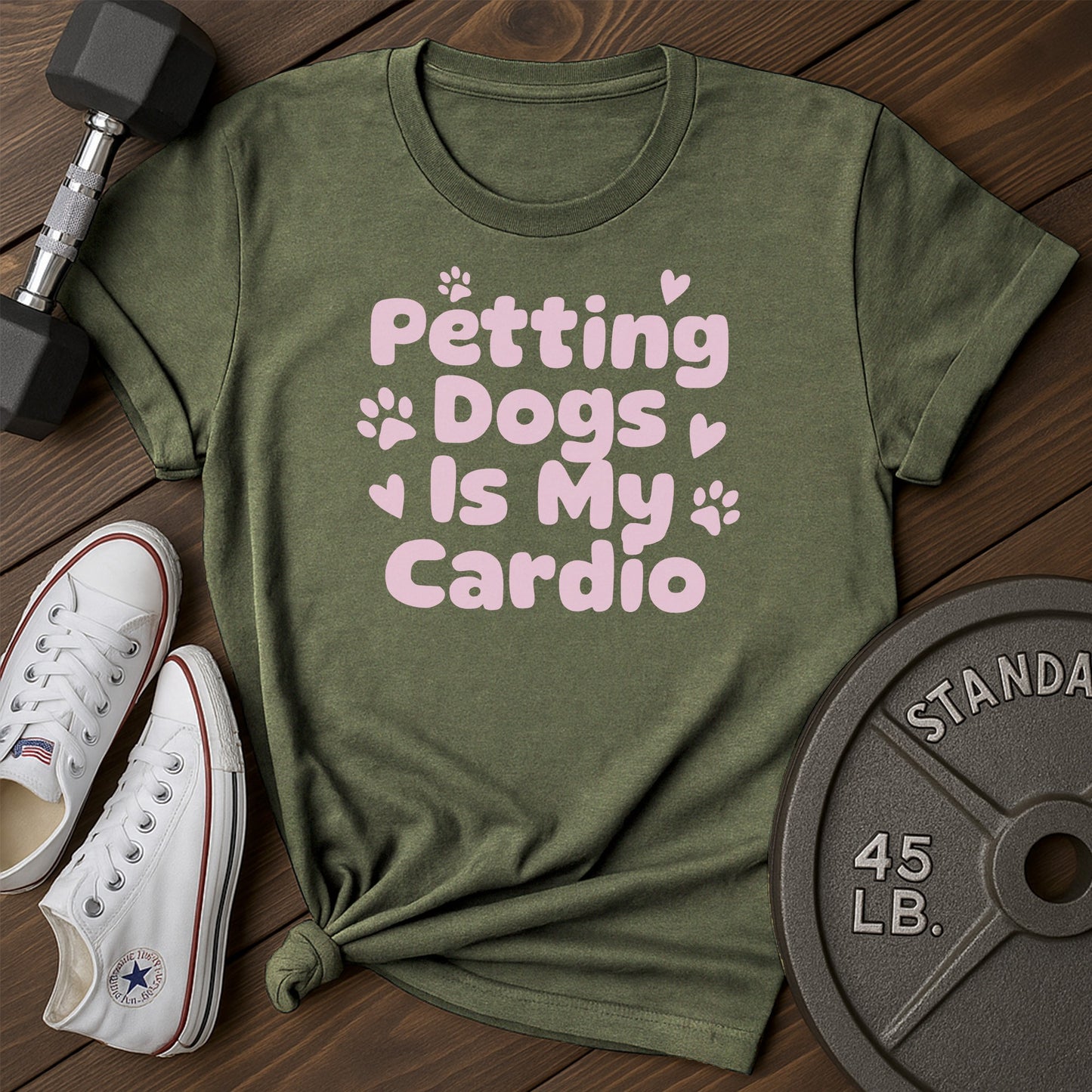 Dog cardio ba T-Shirt - green - dog cardio BA Green.jpg