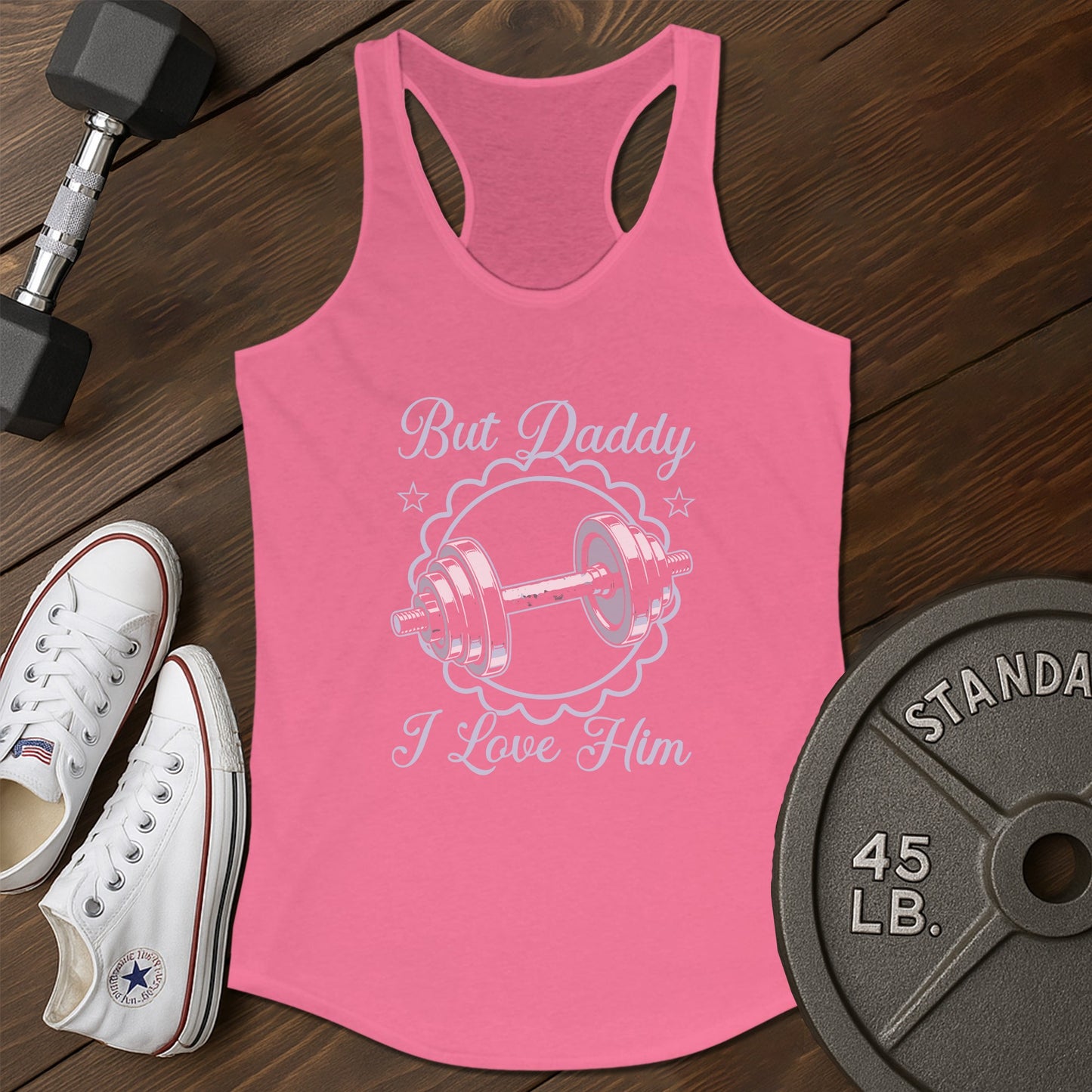 Barbell devotion ax Tank - pink - Barbell Devotion AX tank Pink.jpg