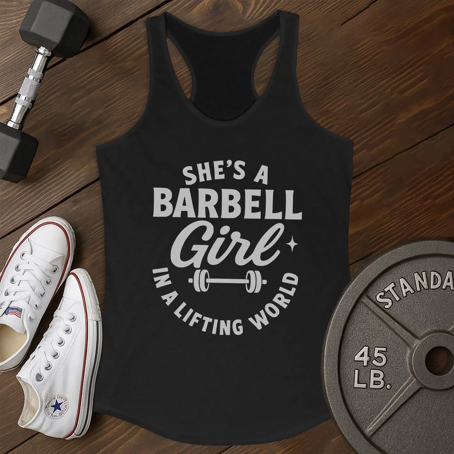 Barbell girl am Tank - black - barbell girl AM tank Black.jpg
