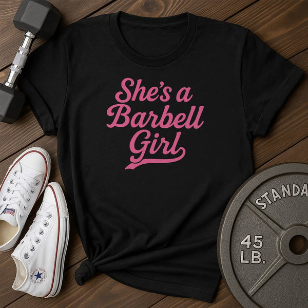 Barbell girl ar T-Shirt - black - Barbell Girl AR Black.jpg