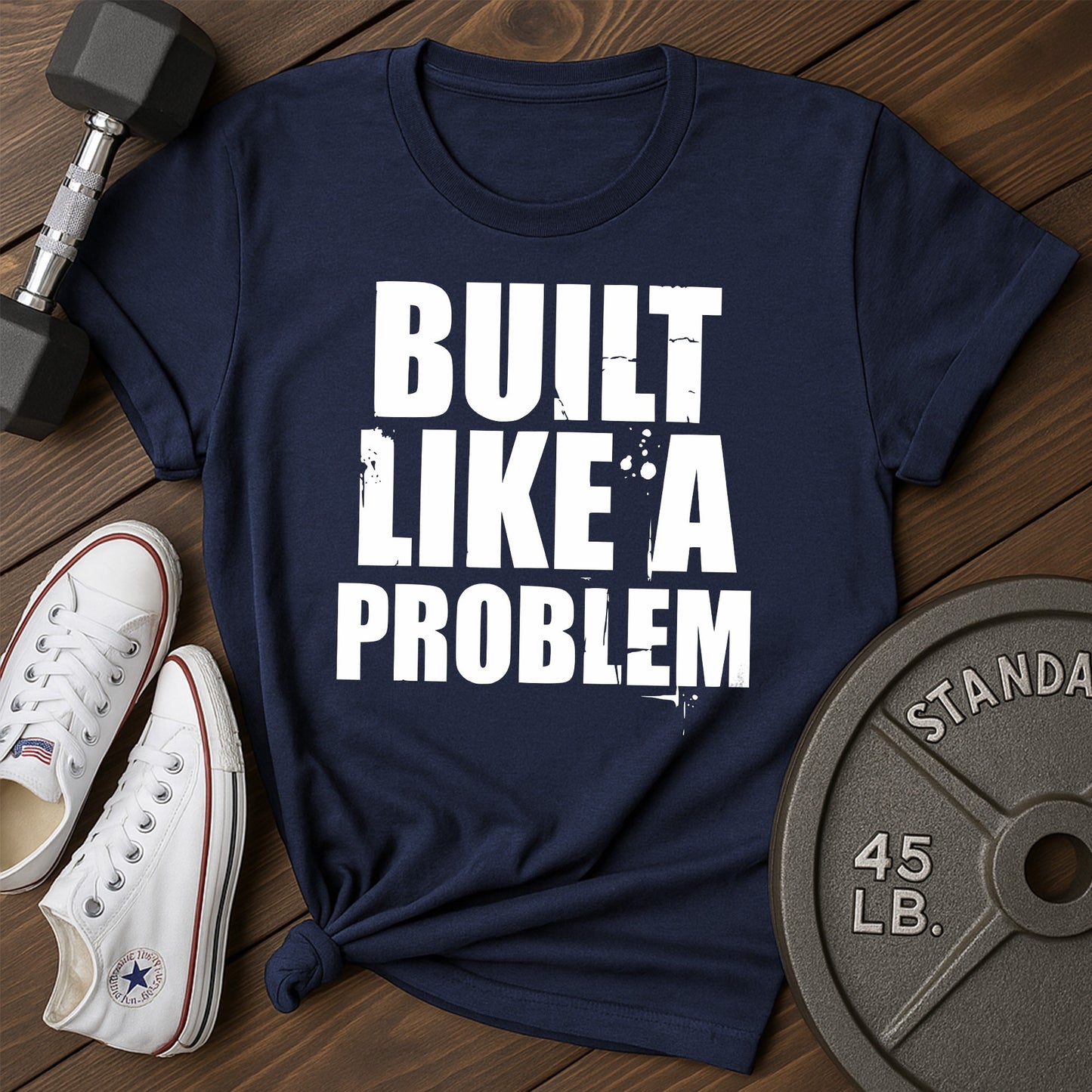 Built problem bb T-Shirt - blue - Built Problem BB Blue.jpg