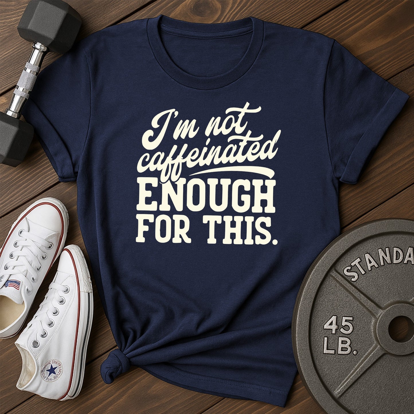 Caffeinated enough az T-Shirt - blue - Caffeinated Enough AZ Blue.jpg