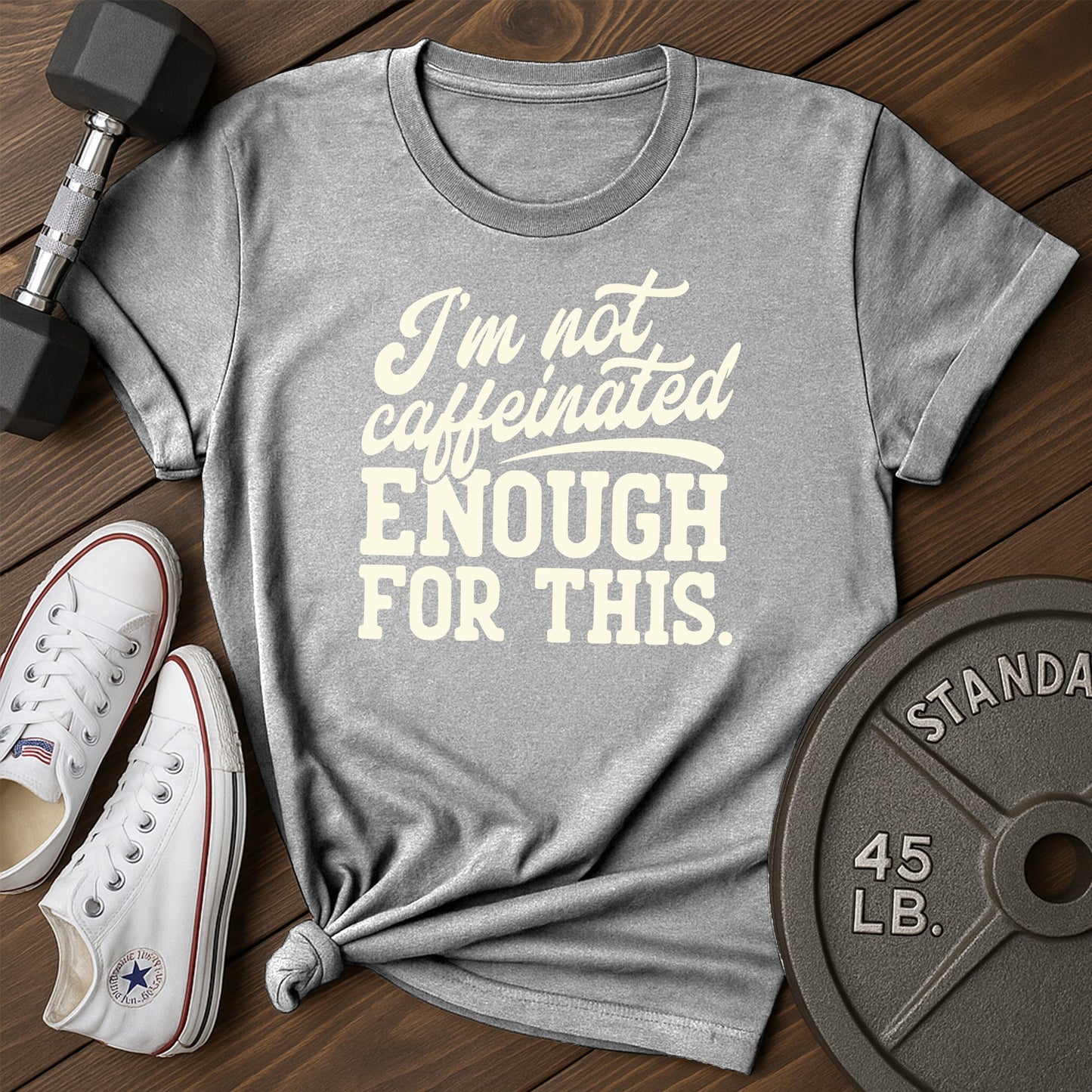 Caffeinated enough az T-Shirt - gray - Caffeinated Enough AZ Gray.jpg