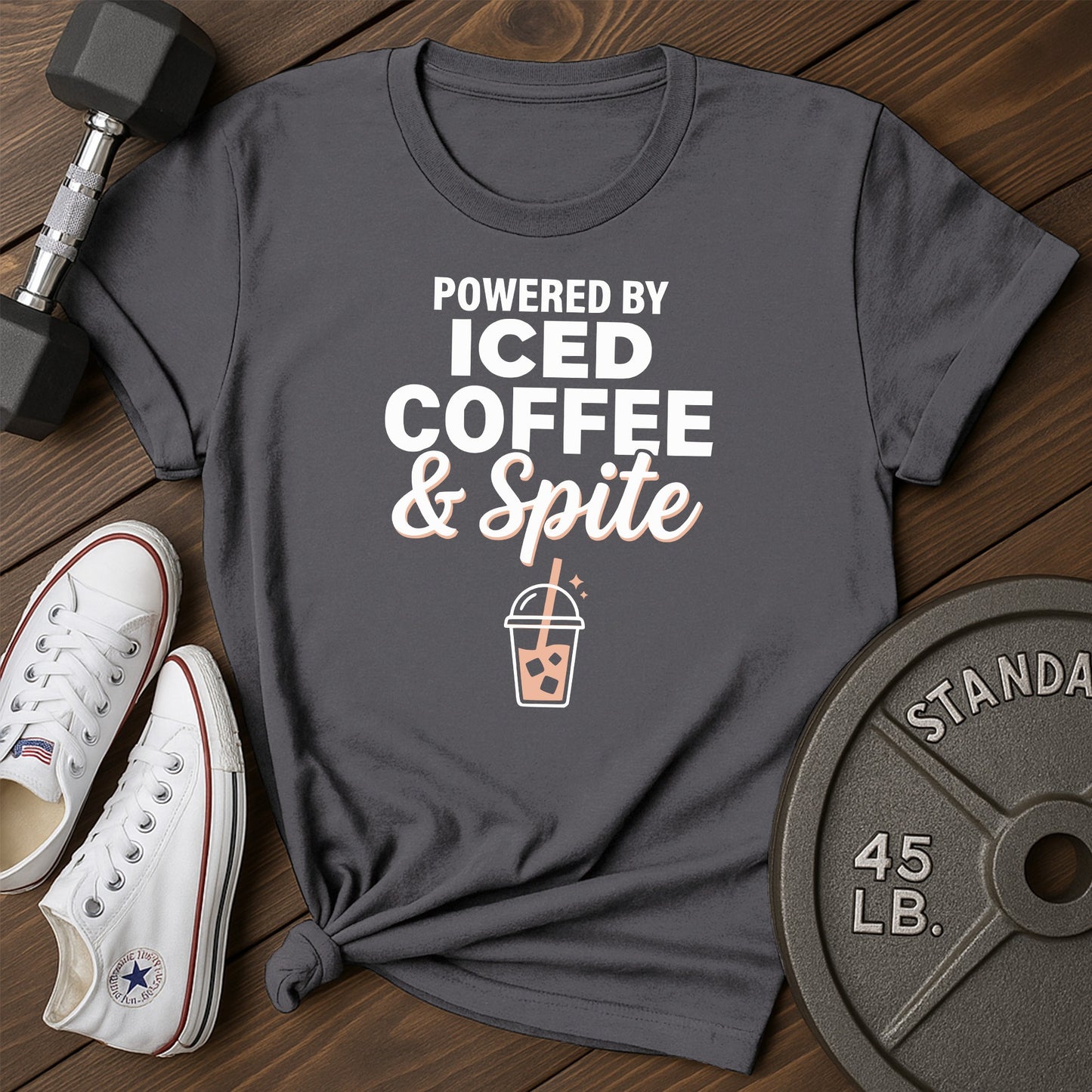 Coffee spite ax T-Shirt - charcoal - Coffee Spite AX Charcoal.jpg