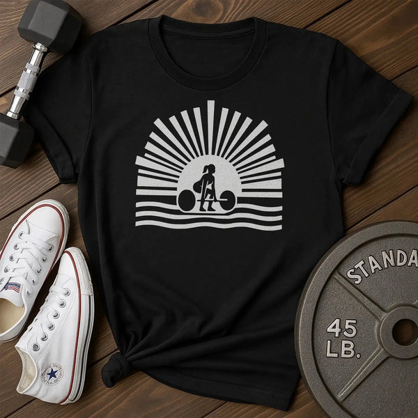 Desert sunrise am T-Shirt - black - desert sunrise AM Black.jpg