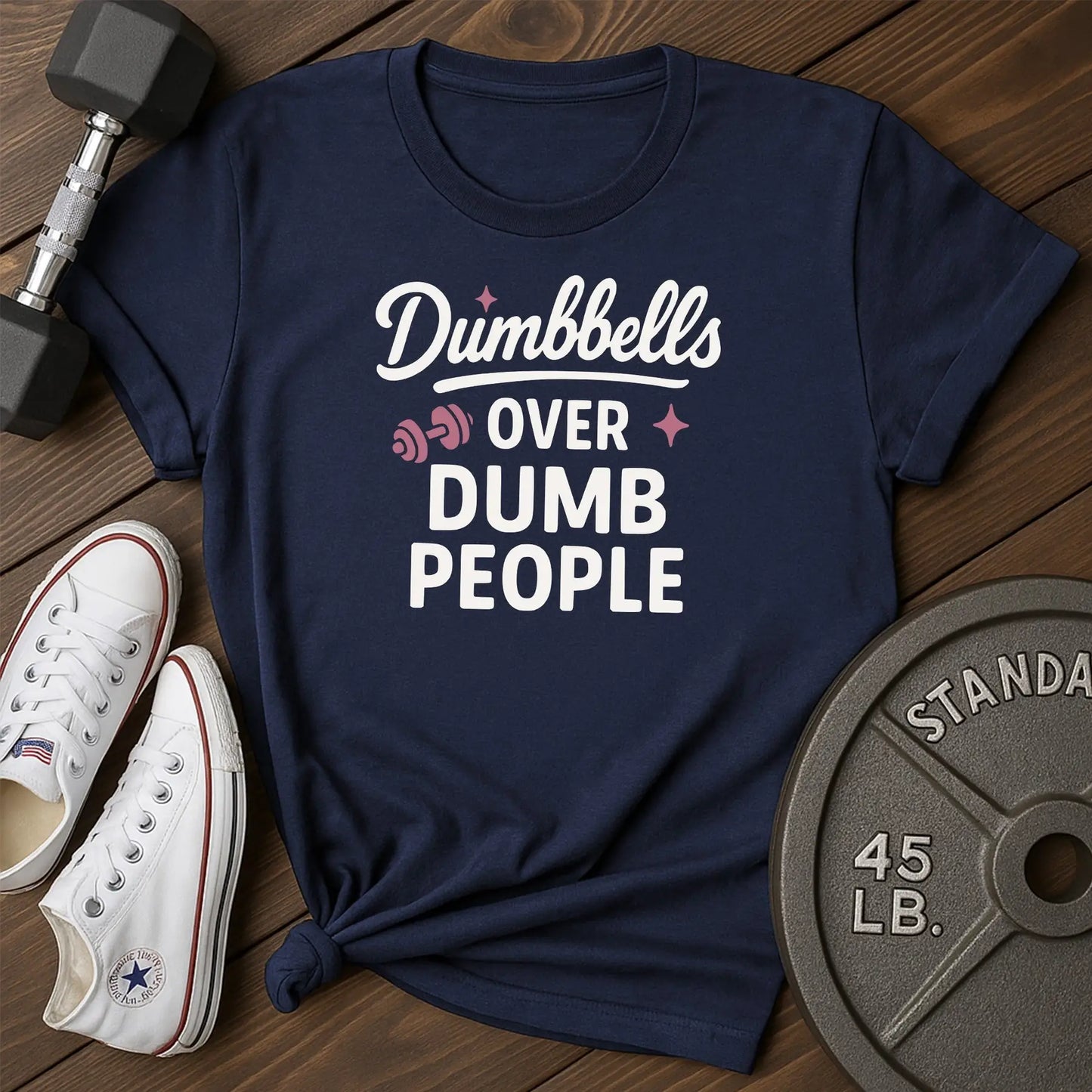 Dumbbell wisdom av T-Shirt - blue - Dumbbell Wisdom AV Blue.jpg
