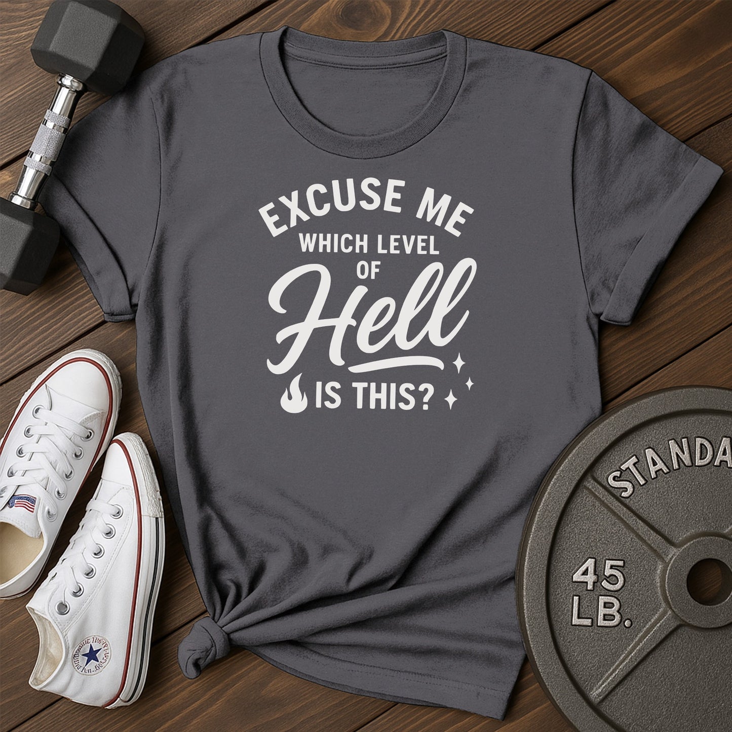 Excuse me al T-Shirt - charcoal - Excuse Me AL Charcoal.jpg