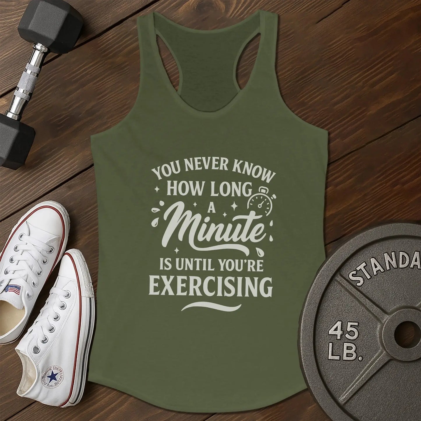 Exercise minute an Tank - green - Exercise Minute AN tank Green.jpg