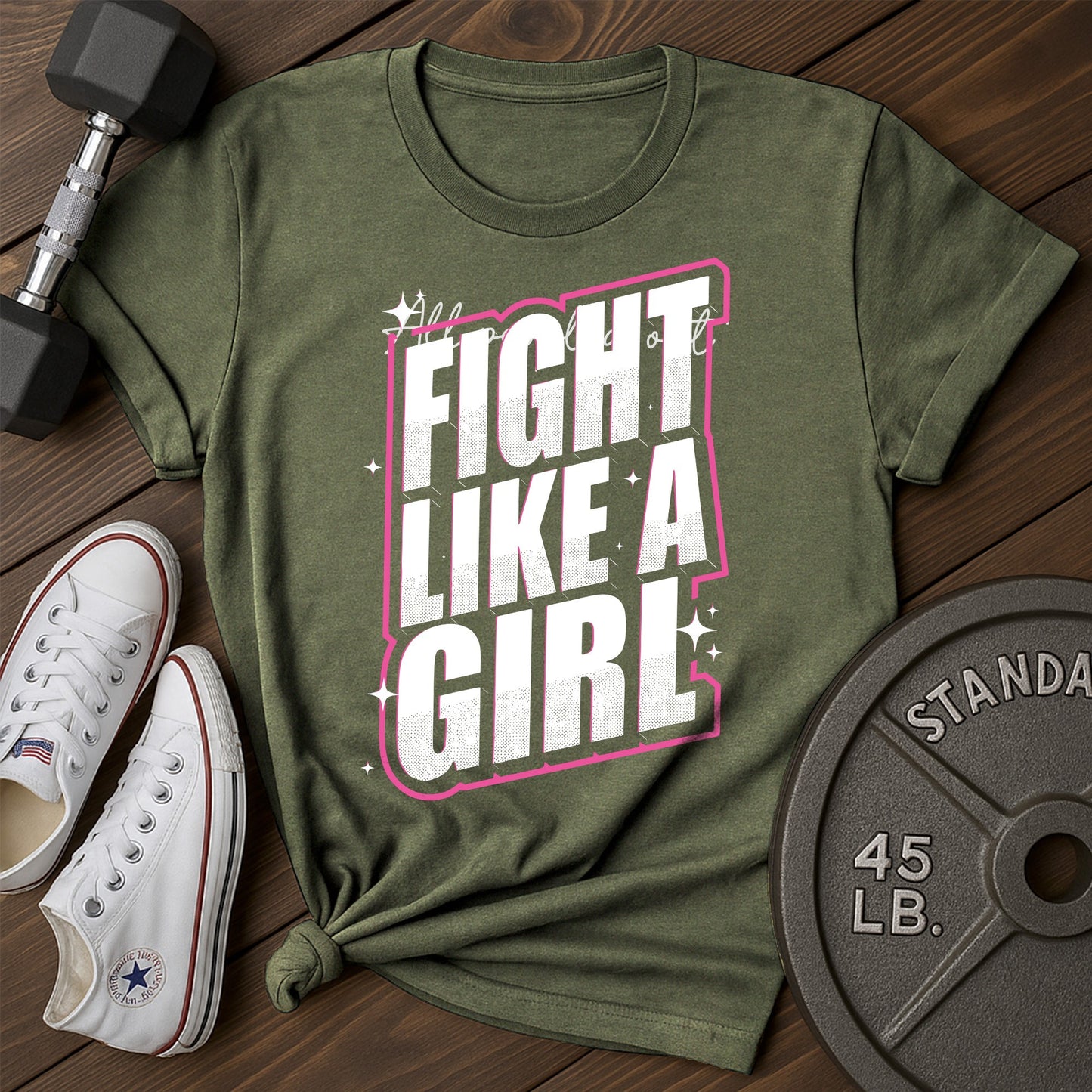 Fight girl bc T-Shirt - green - Fight Girl BC Green.jpg
