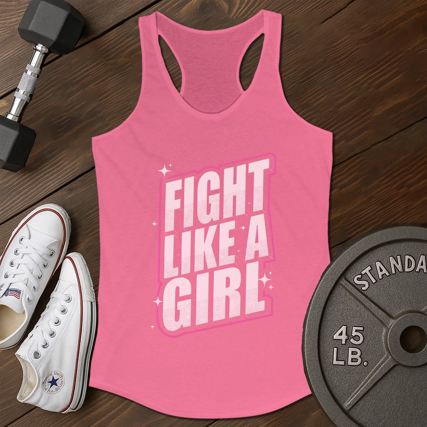 Fight girl bc Tank - pink - Fight Girl BC tank Pink.jpg