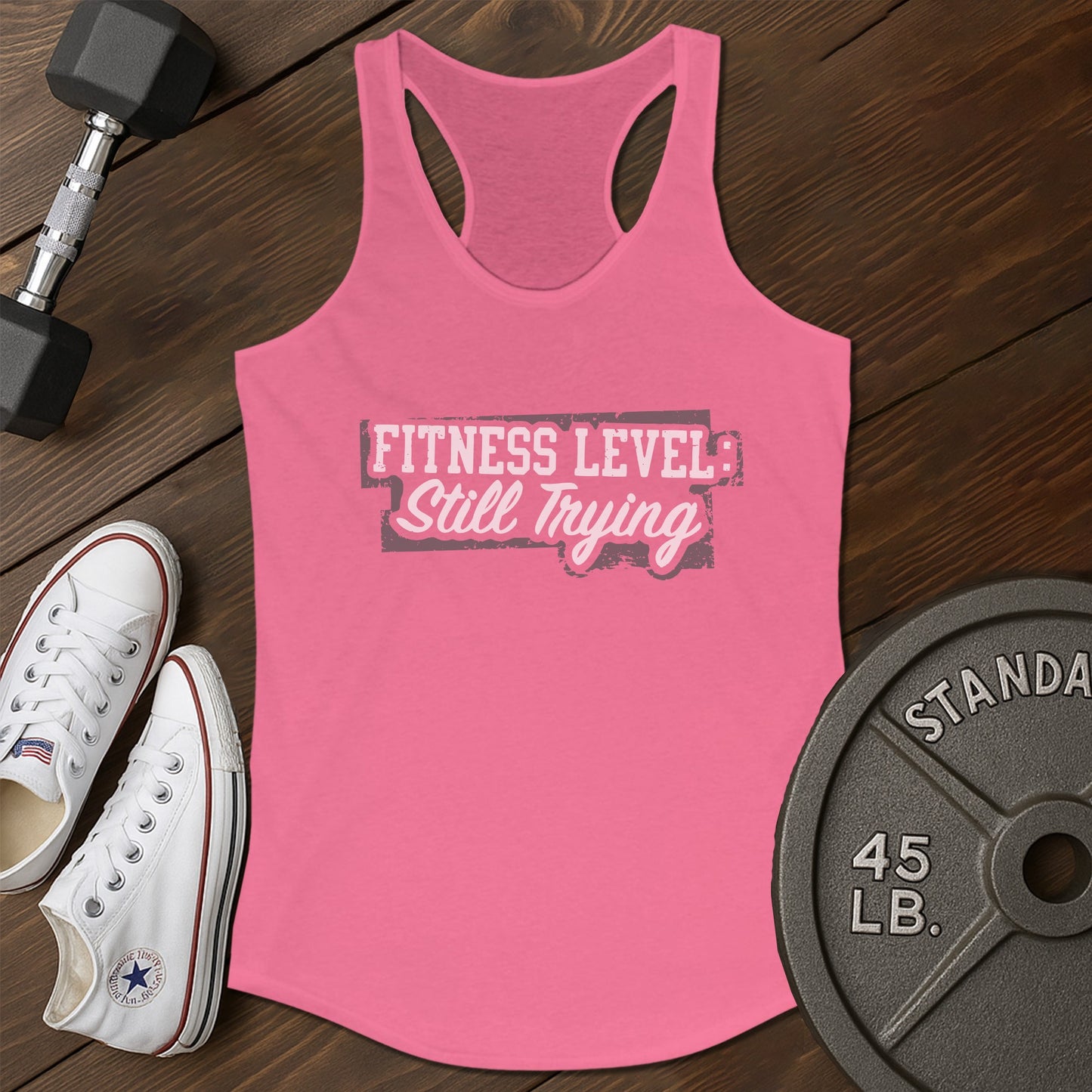 Fitness trying az Tank - pink - Fitness Trying AZ tank Pink.jpg