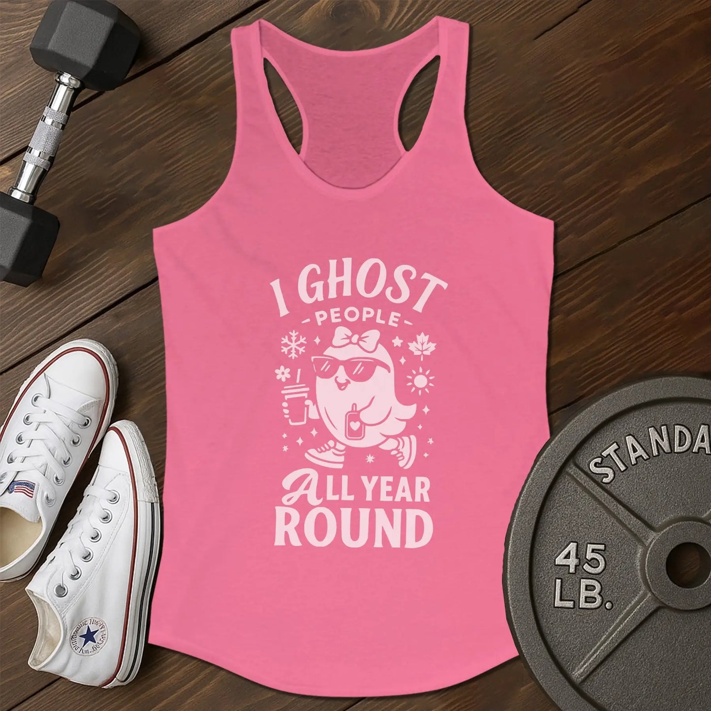 Ghost round an Tank - pink - Ghost Round AN tank Pink.jpg