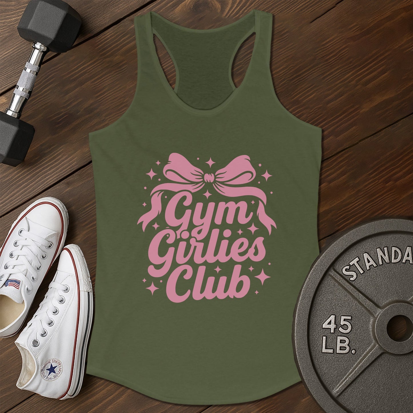 Girlie club ay Tank - green - Girlie Club AY tank Green.jpg