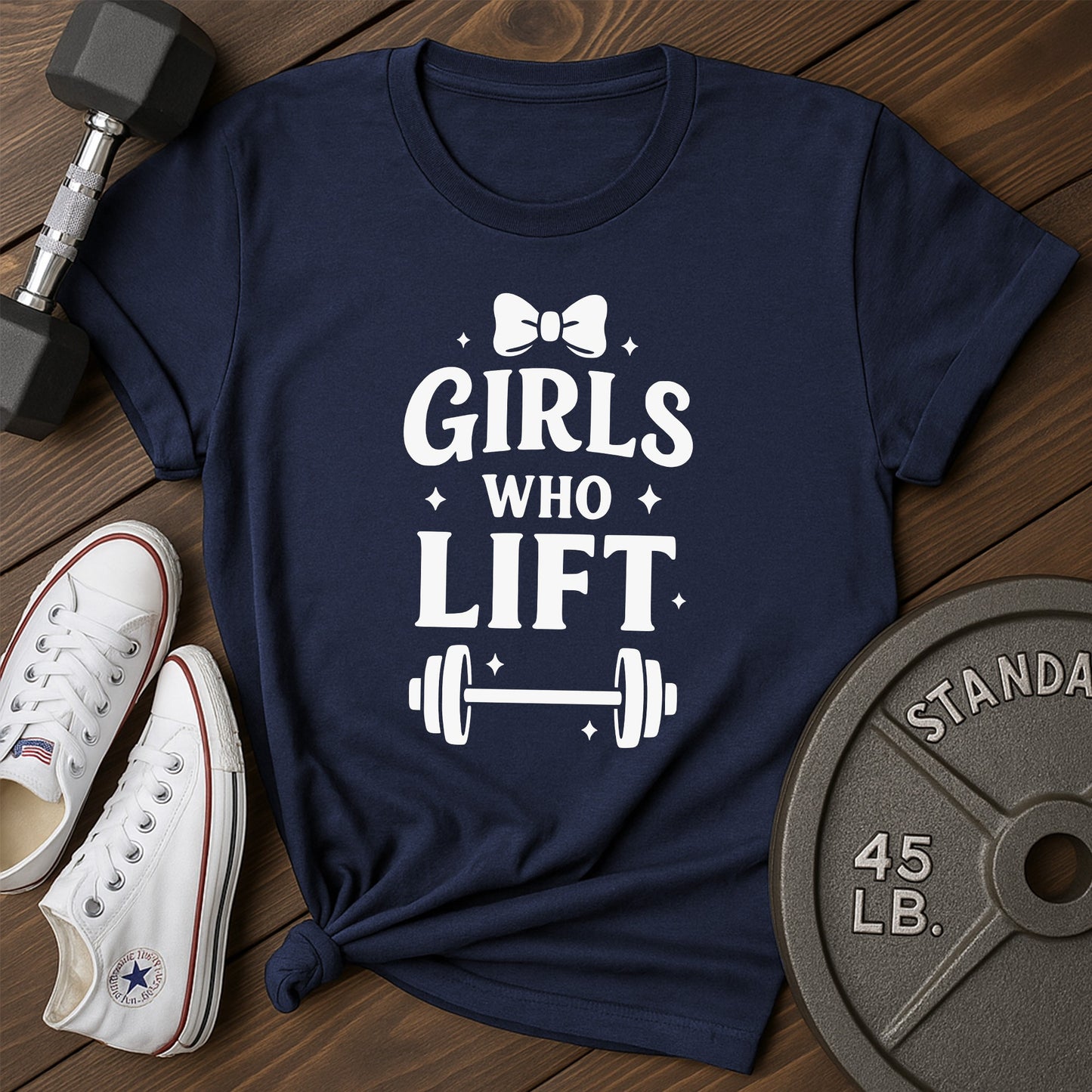 Girls lift an T-Shirt - blue - Girls Lift AN Blue.jpg