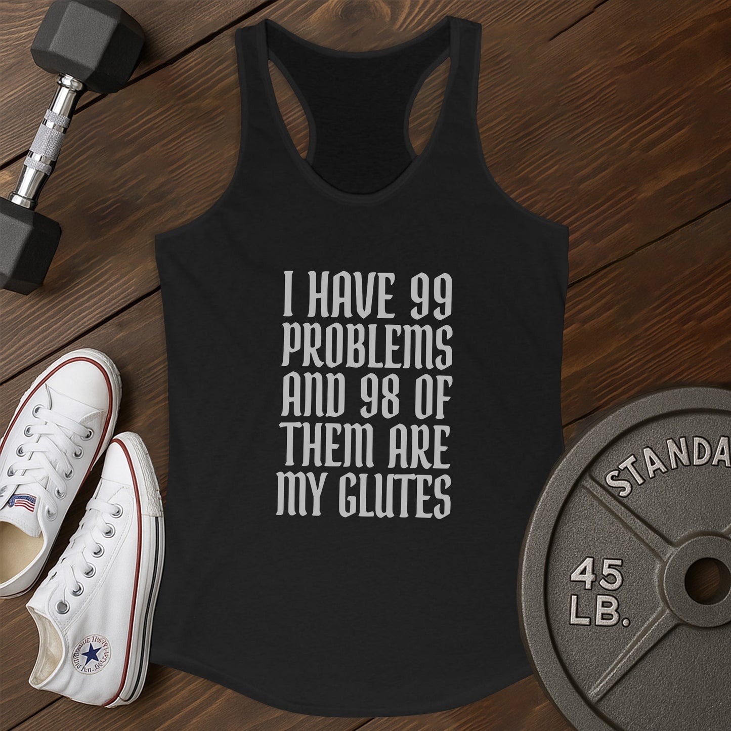 Glute problems az Tank - black - Glute Problems AZ tank Black.jpg