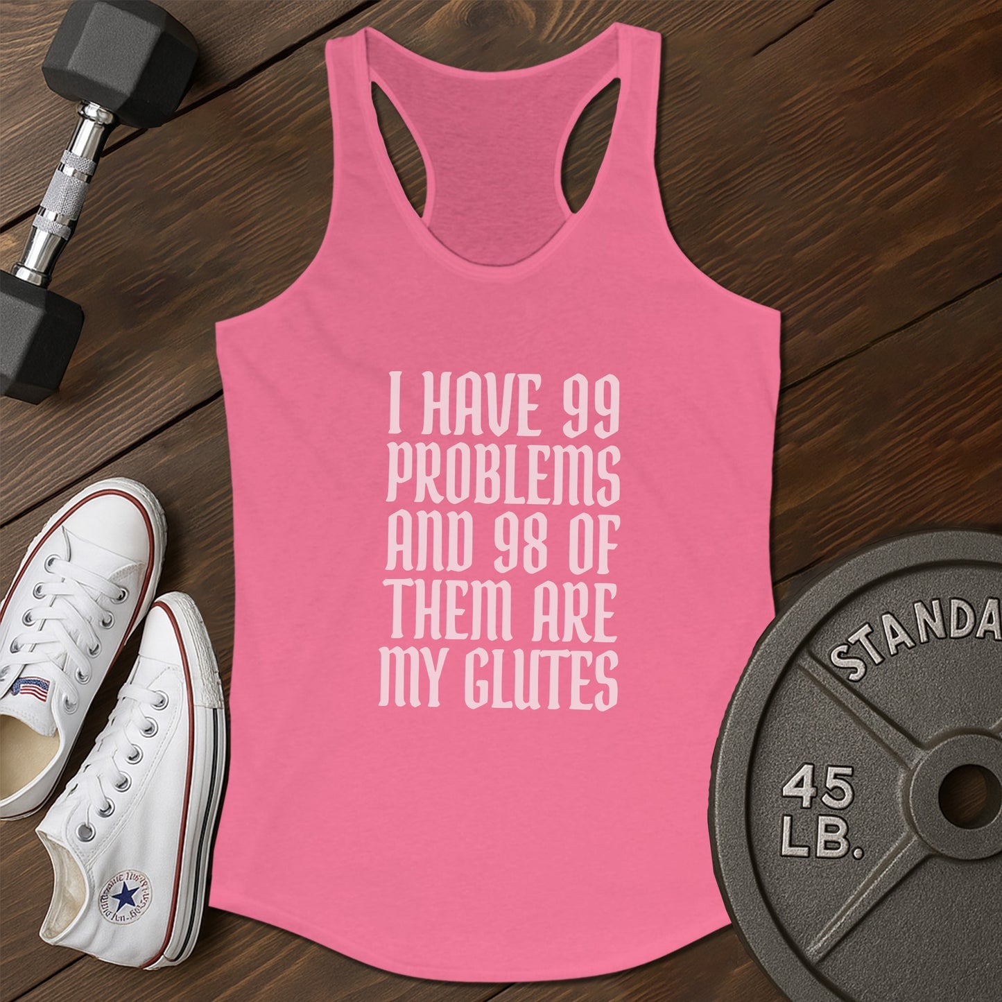 Glute problems az Tank - pink - Glute Problems AZ tank Pink.jpg
