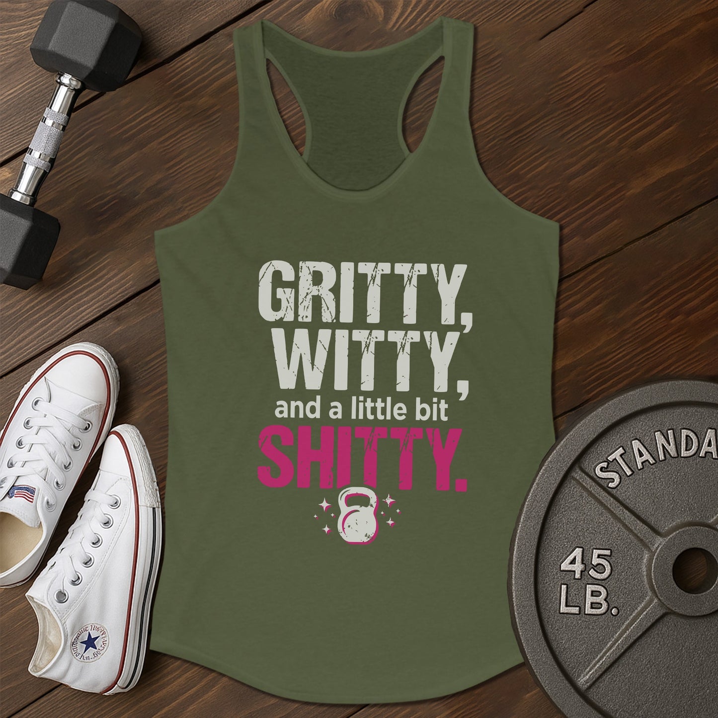 Gritty wit ax Tank - green - Gritty Wit AX tank Green.jpg