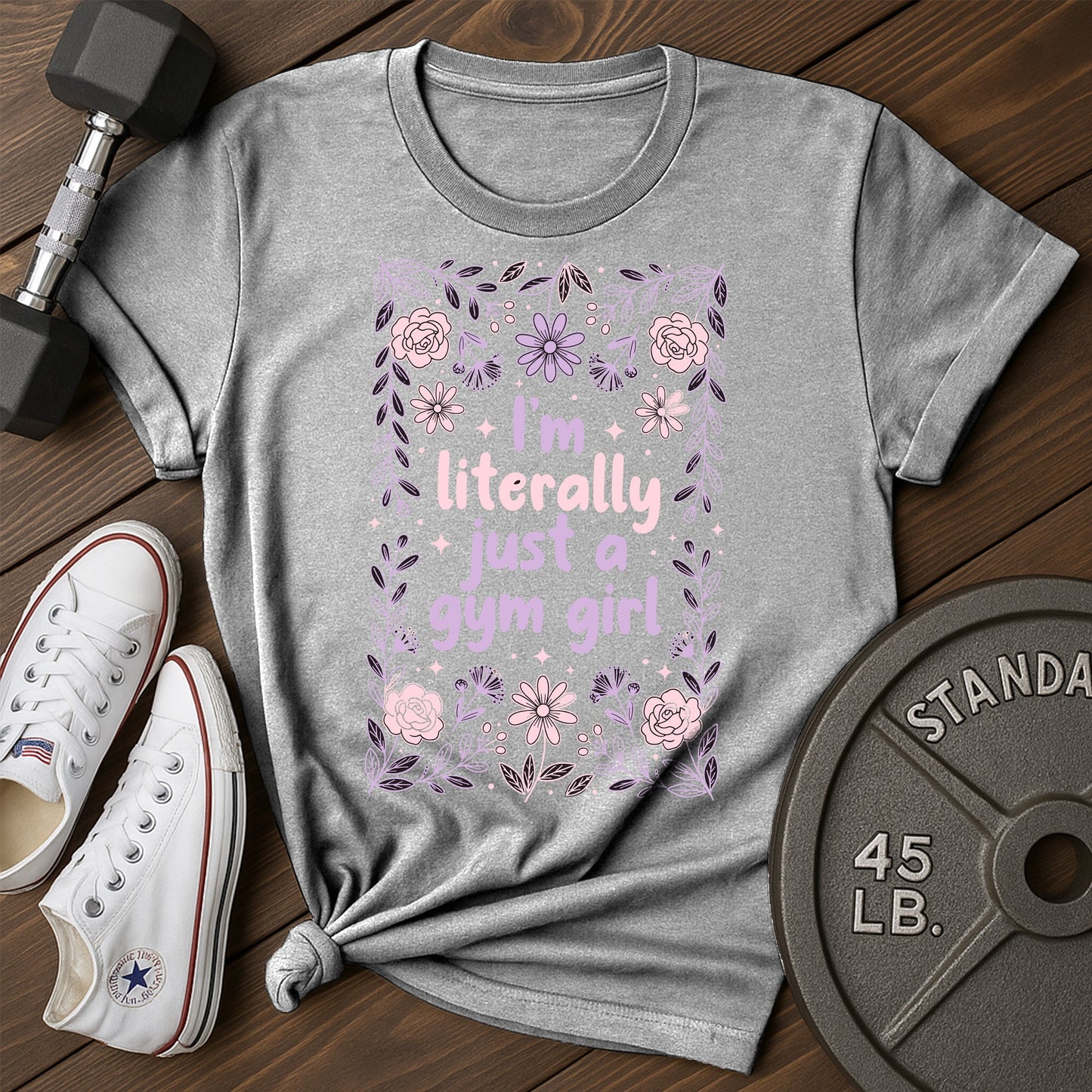Gym girl bc T-Shirt - gray - Gym Girl BC-2 Gray.jpg