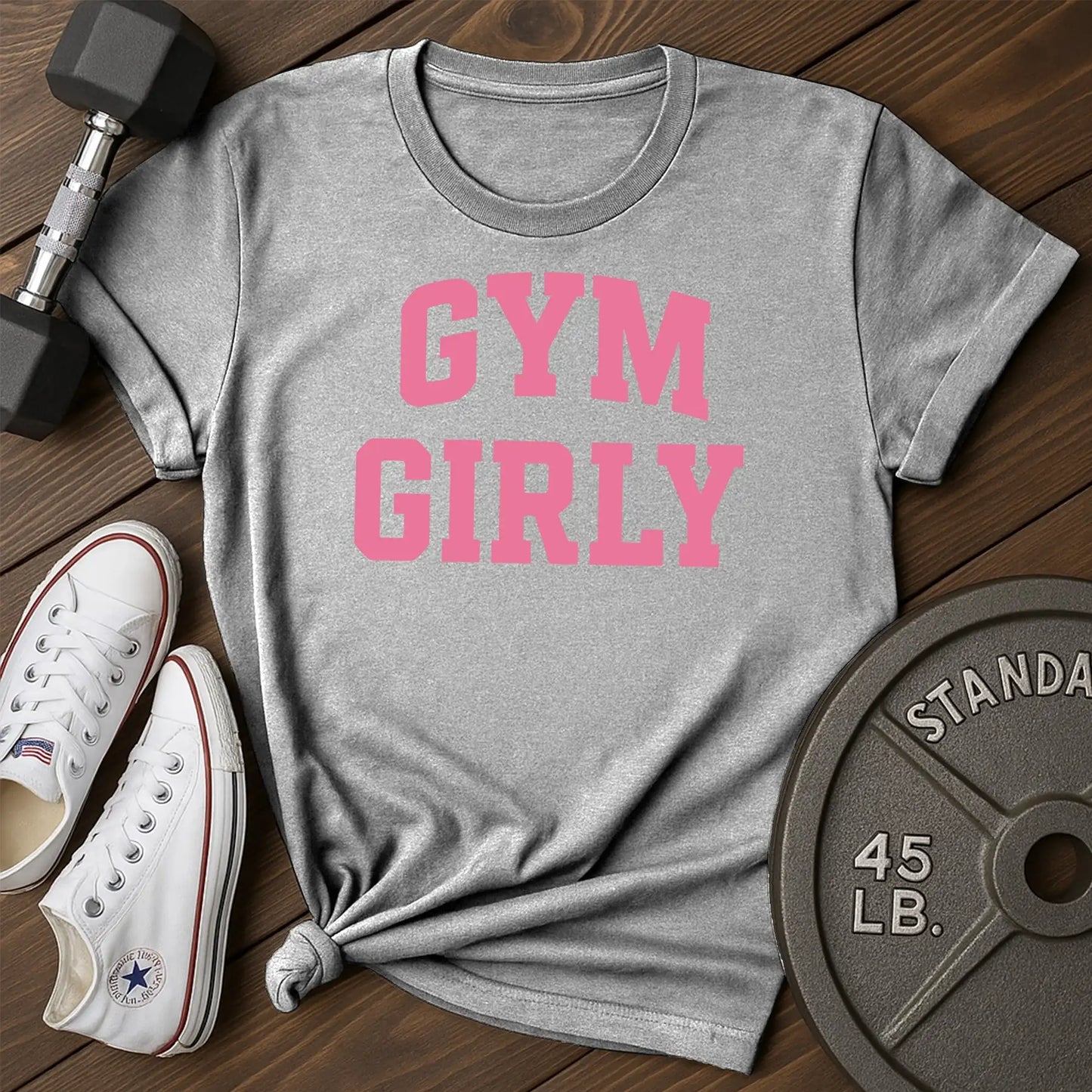 Gym girly at T-Shirt - gray - Gym Girly AT Gray.jpg
