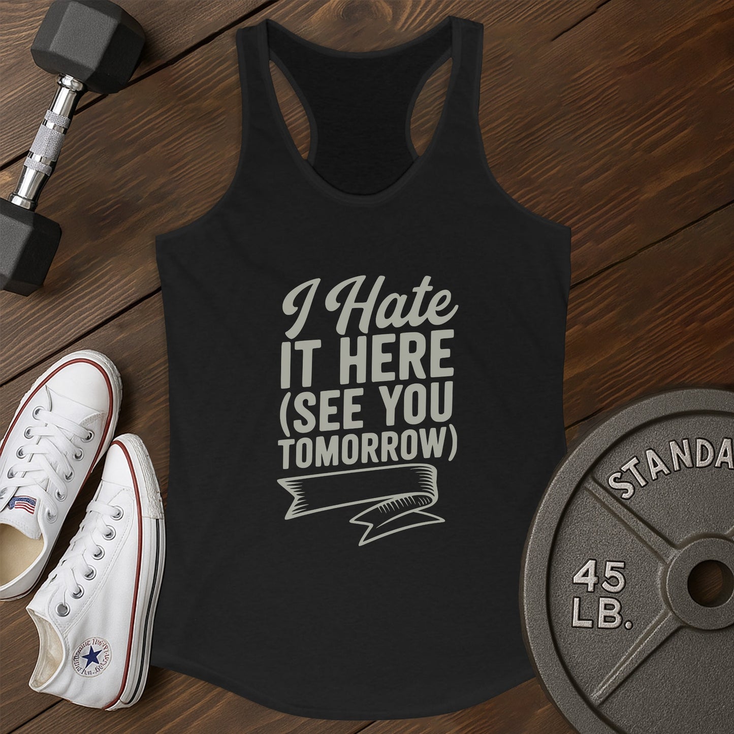 Hate tomorrow bb Tank - black - Hate Tomorrow BB tank Black.jpg