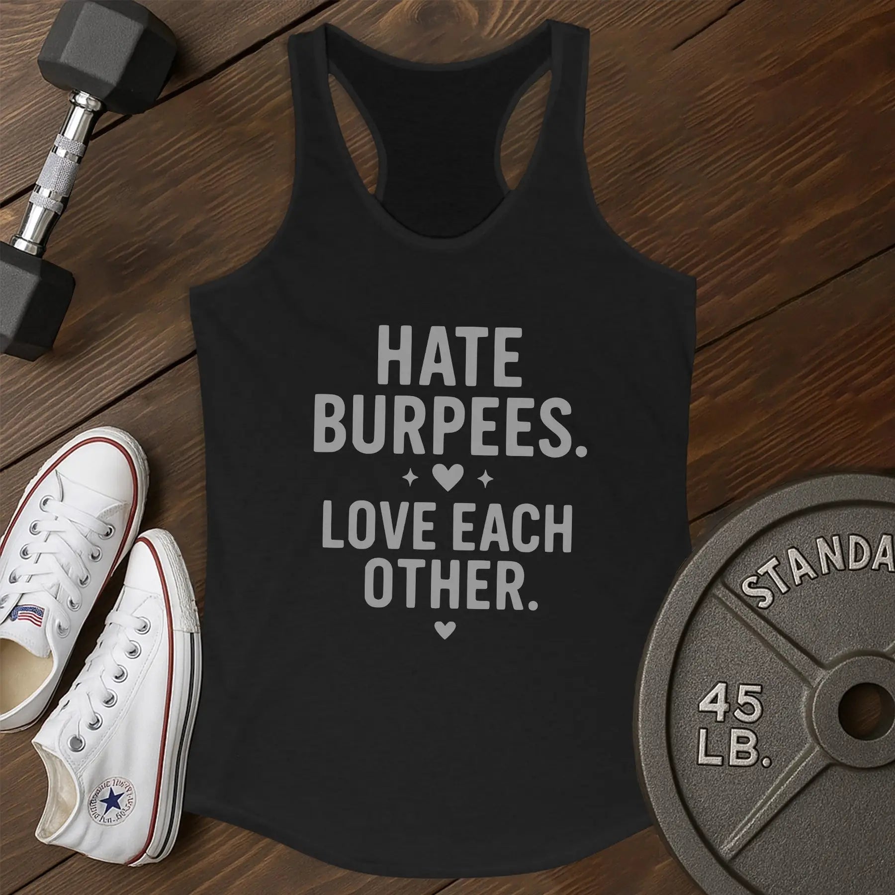 Hate burpees aj Tank - black - Hate Burpees AJ tank Black.jpg