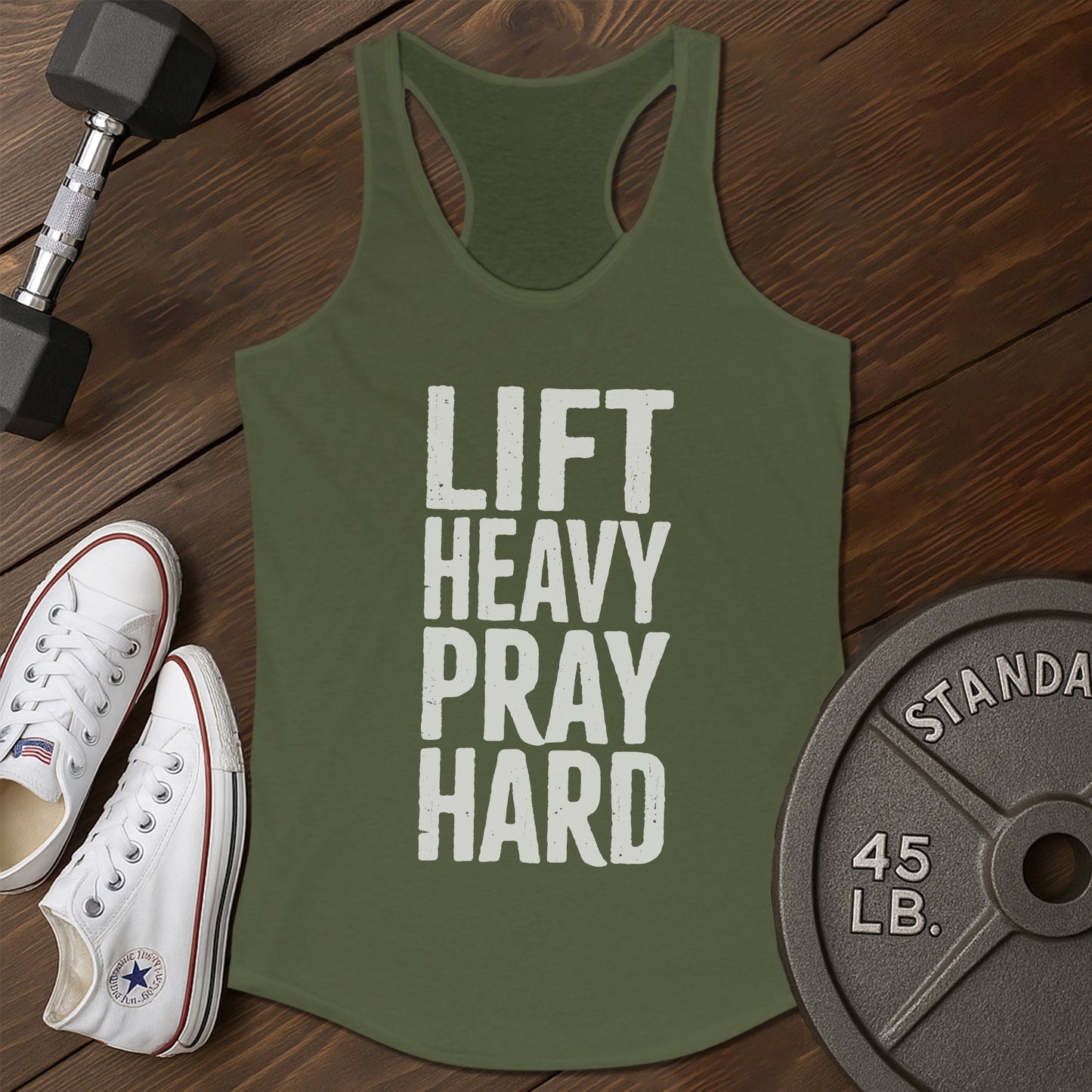 Heavy prayer bd Tank - green - Heavy Prayer BD tank Green.jpg