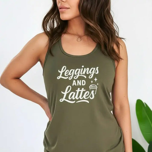 Leggings Lattes Ag Tank - green - Leggings Lattes AG tank Green.jpg