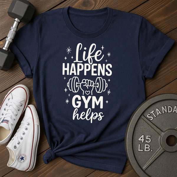 Life happens at T-Shirt - blue - Life Happens AT Blue.jpg