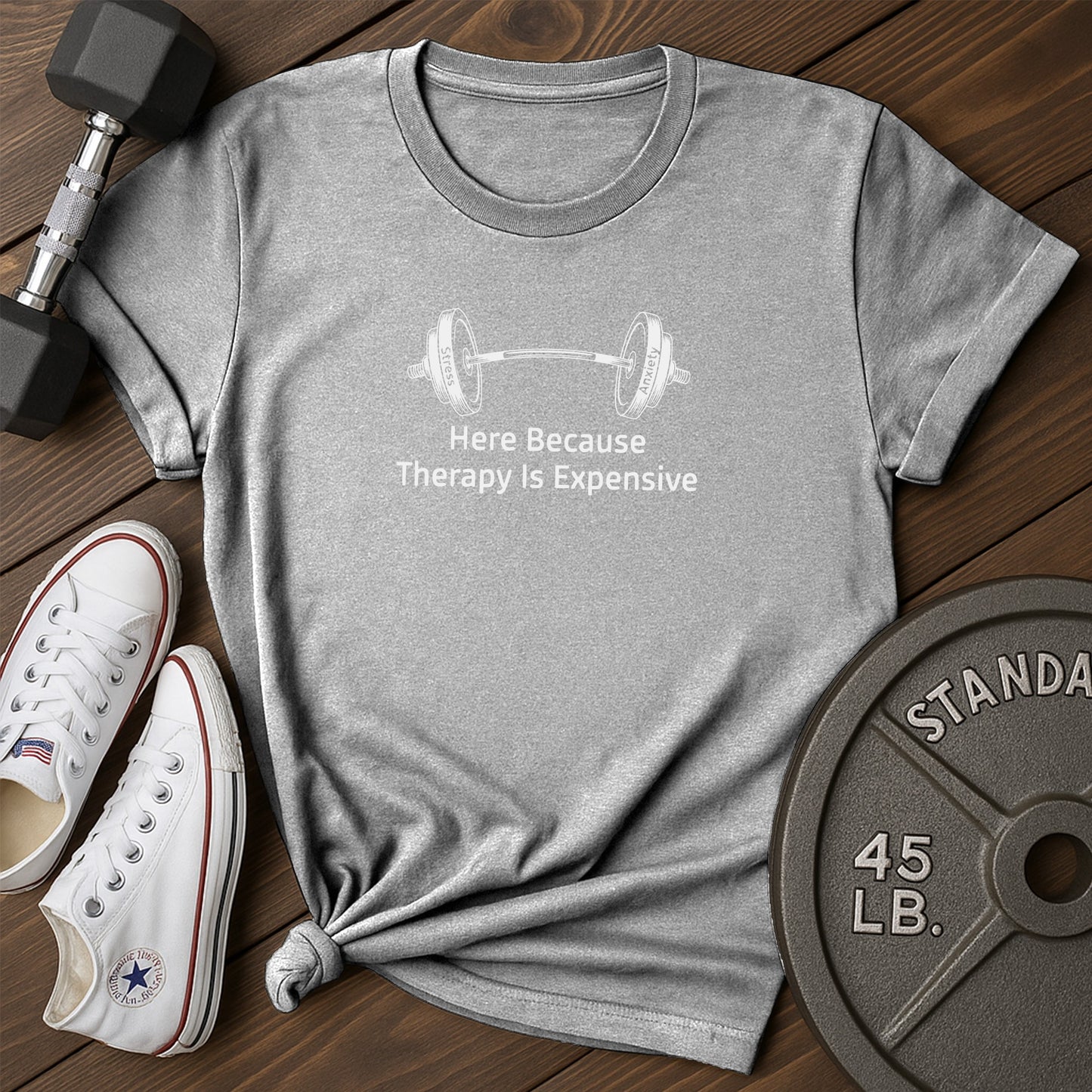 Mental muscle ax T-Shirt - gray - Mental Muscle AX Gray.jpg