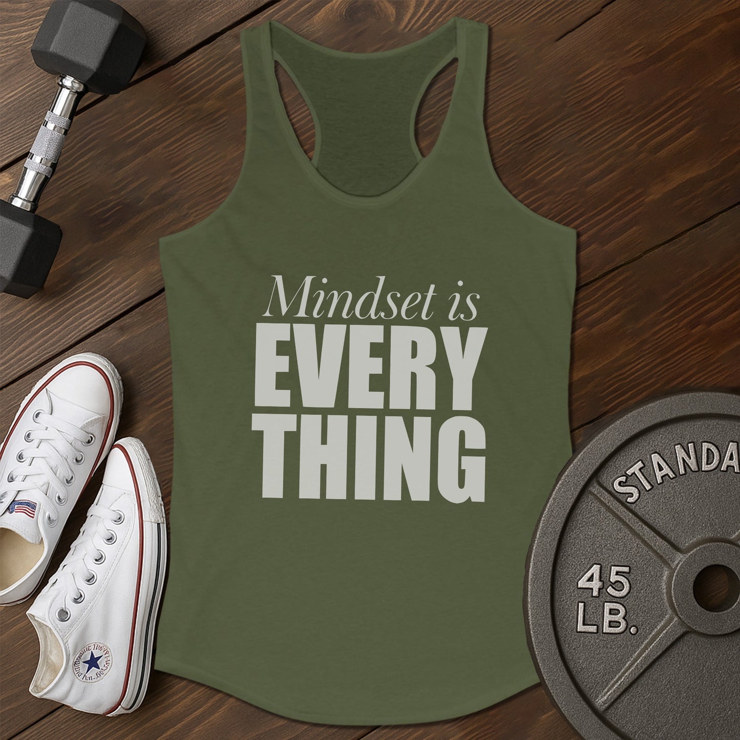 Mindset everything az Tank - green - Mindset Everything AZ tank Green.jpg