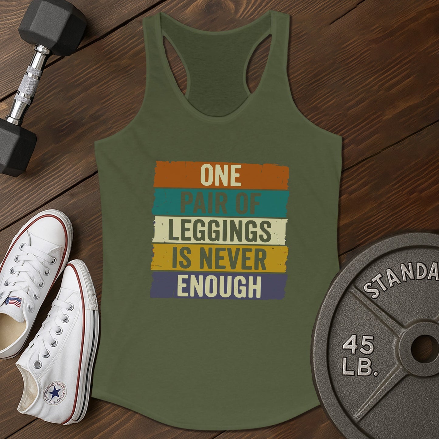 More leggings aw Tank - green - More Leggings AW tank Green.jpg