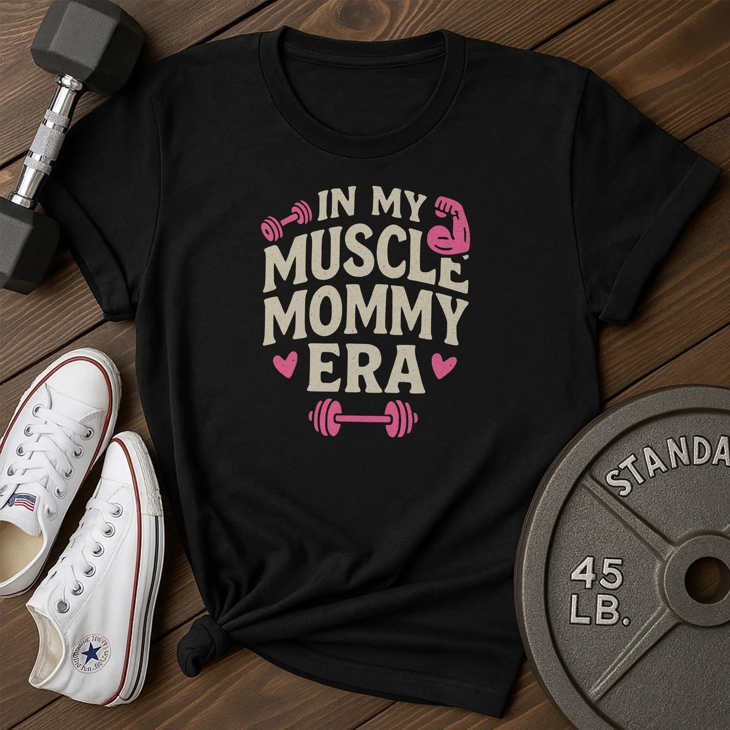Muscle mommy ar T-Shirt - black - Muscle Mommy AR Black.jpg