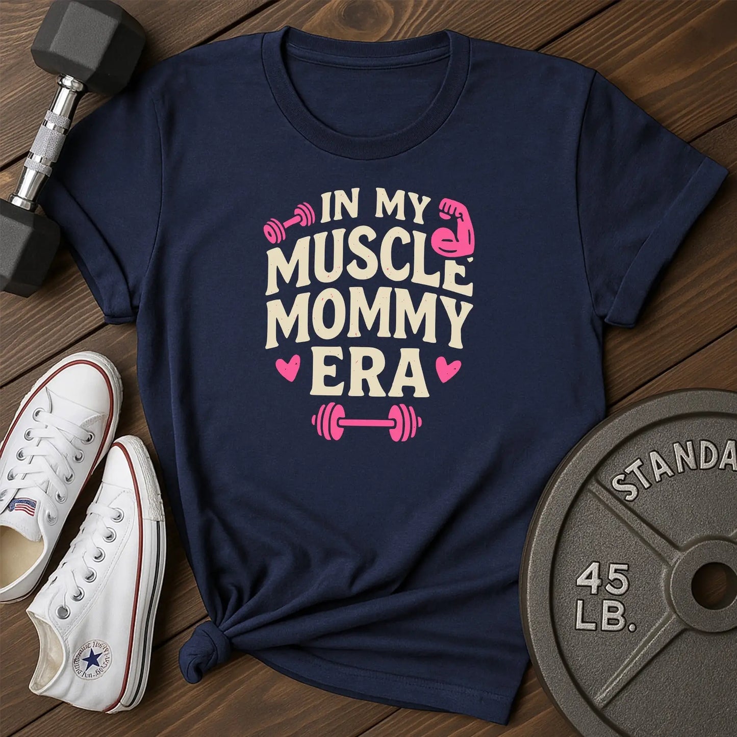 Muscle mommy ar T-Shirt - blue - Muscle Mommy AR Blue.jpg