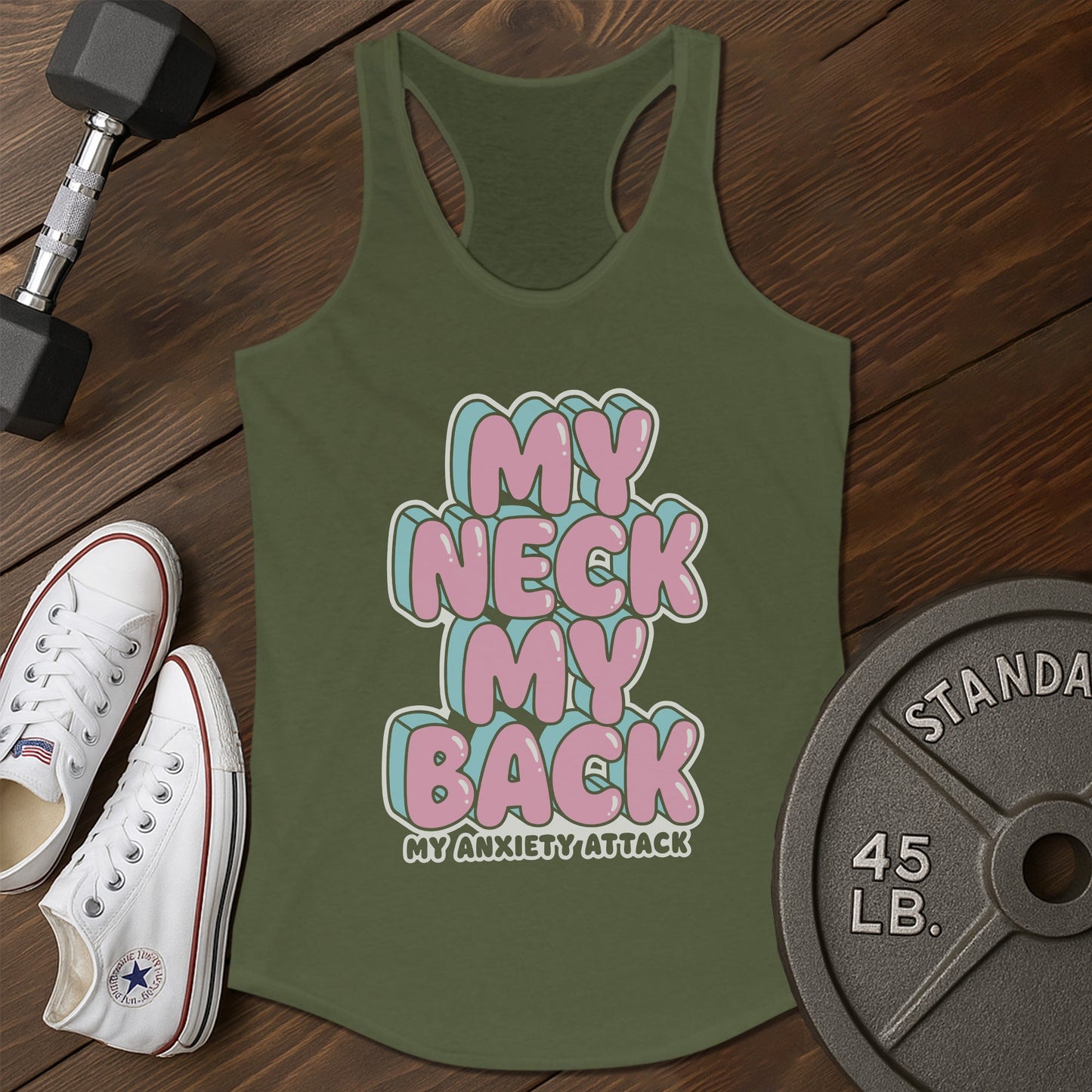 Neck stress bd Tank - green - Neck Stress BD tank Green.jpg