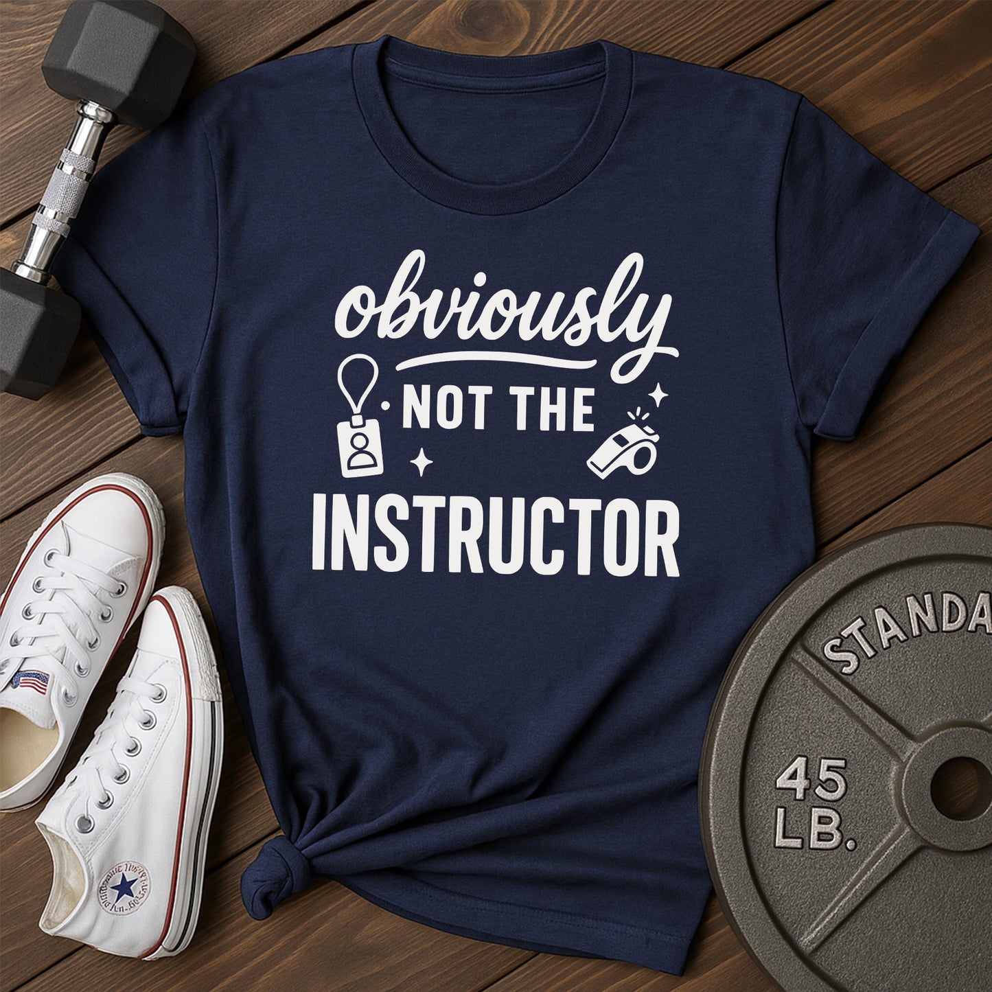 Obviously instructor ai T-Shirt - blue - Obviously Instructor AI Blue.jpg