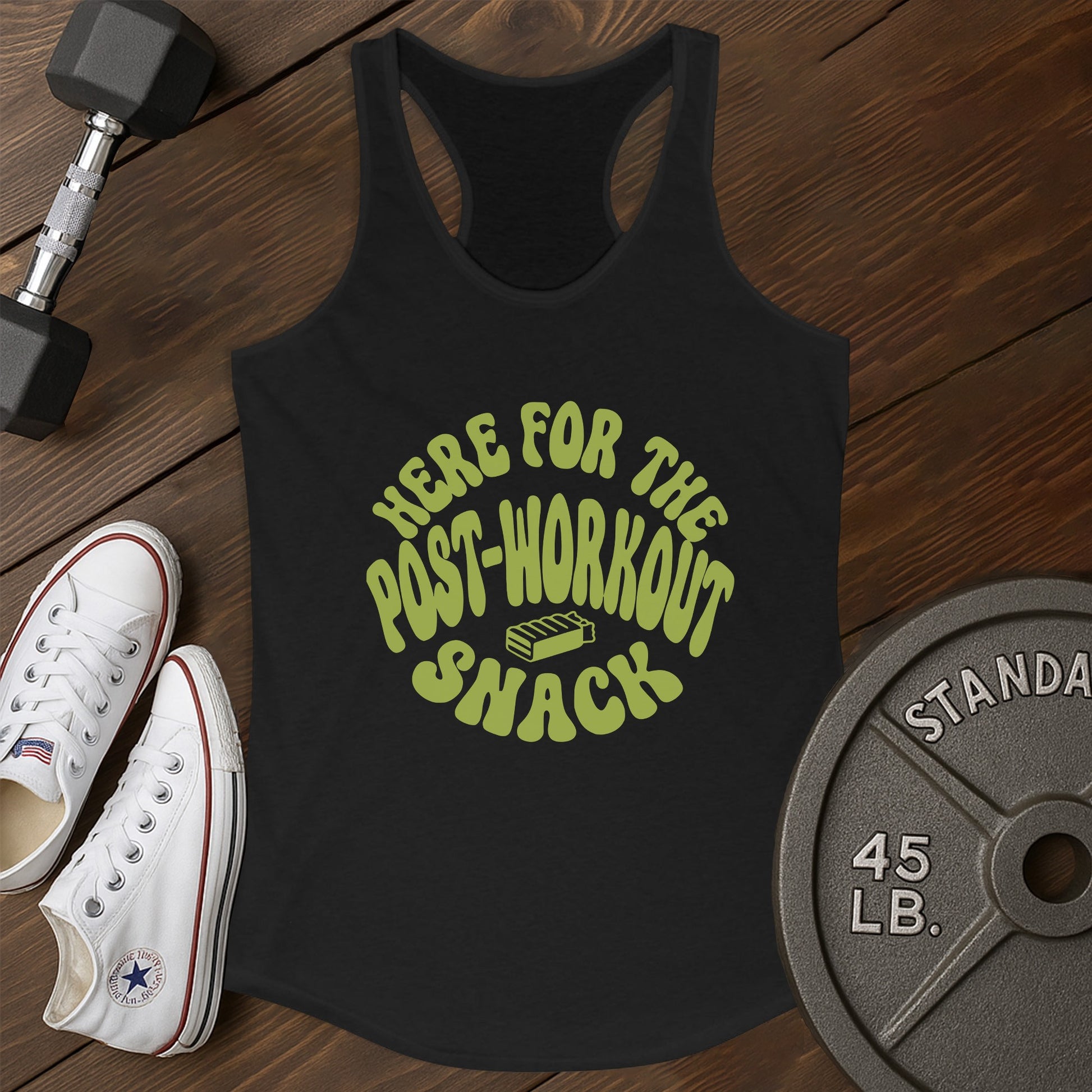 Postworkout snack az Tank - black - Postworkout Snack AZ tank Black.jpg