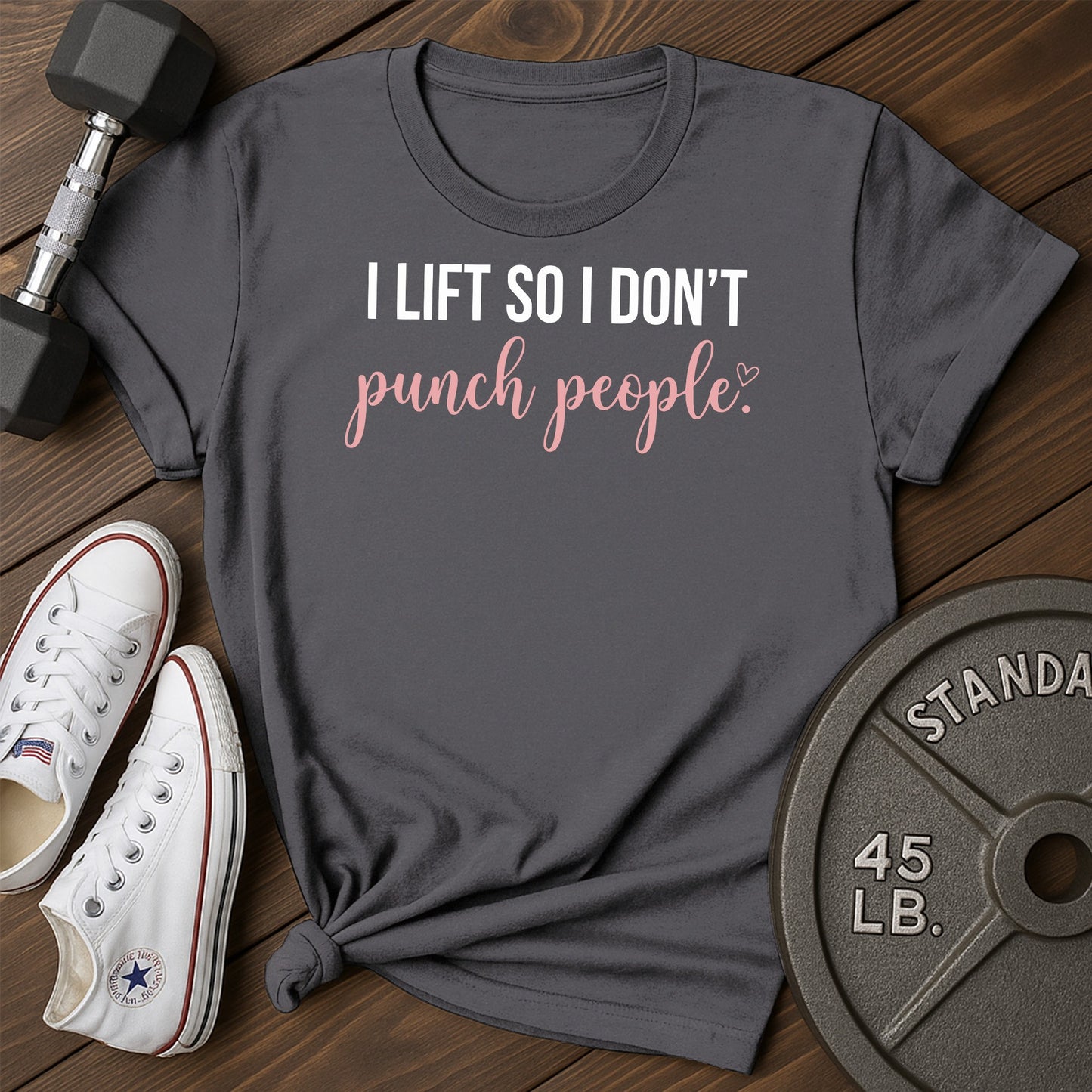 Punching aw T-Shirt - charcoal - Punching AW Charcoal.jpg