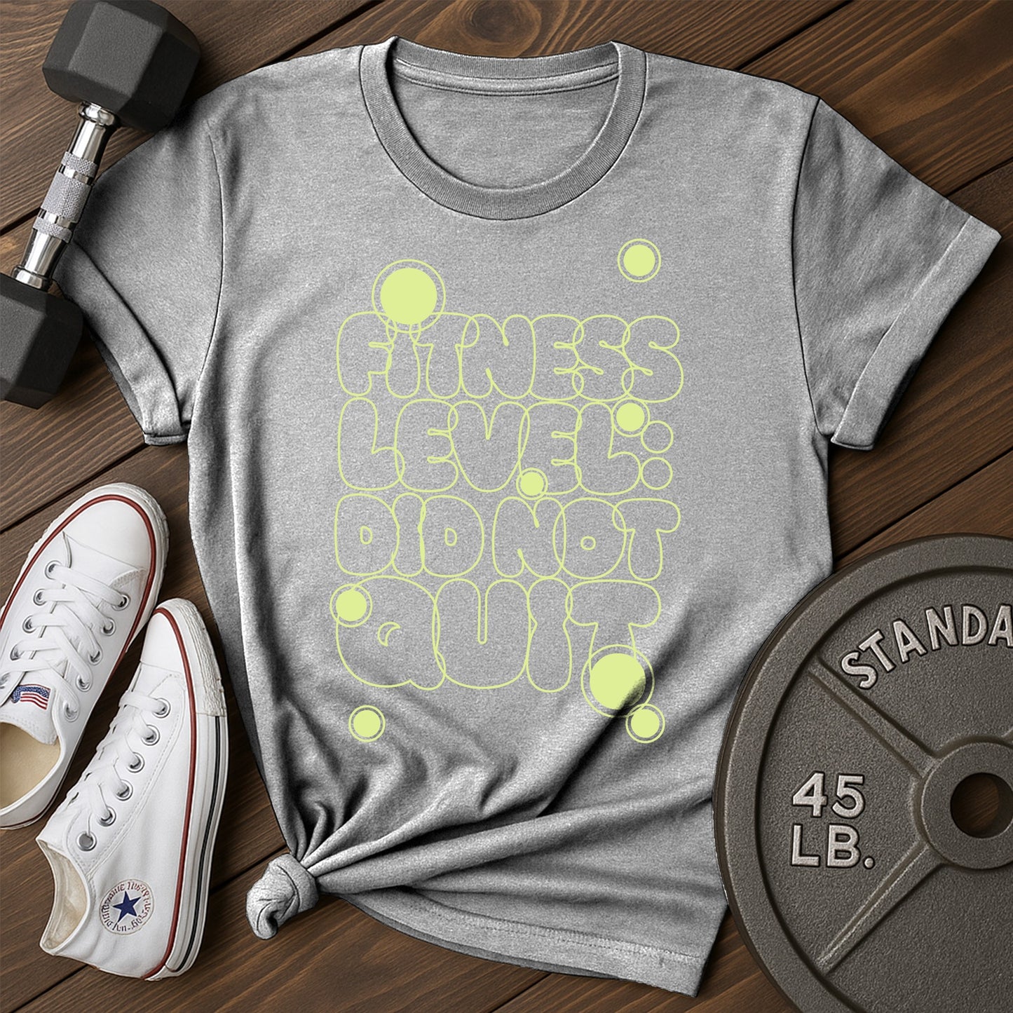Quiet fitness bc T-Shirt - gray - Quiet Fitness BC Gray.jpg