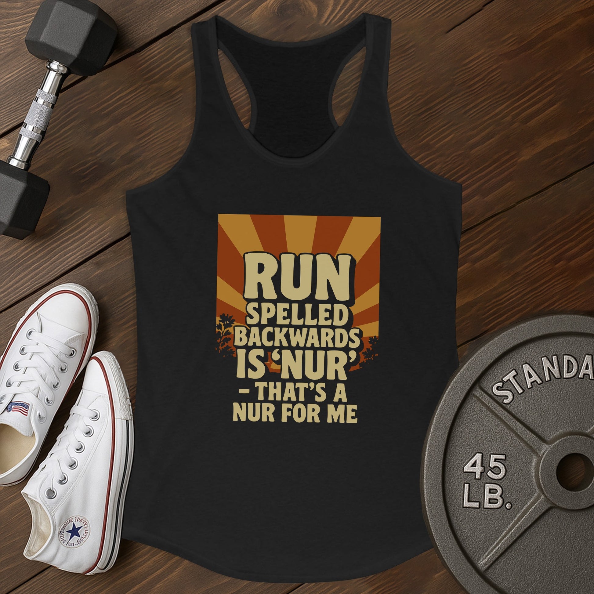 Run backwards bb Tank - black - Run Backwards BB tank Black.jpg