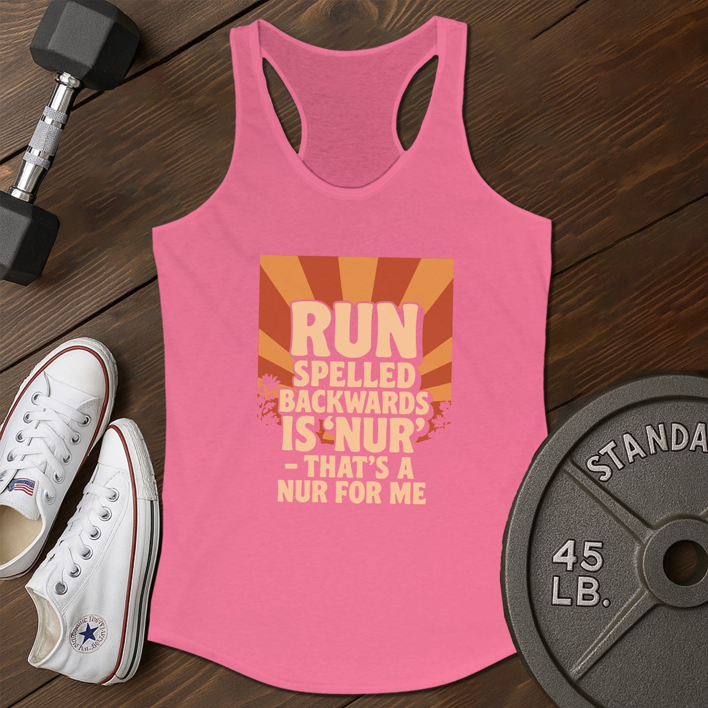 Run backwards bb Tank - pink - Run Backwards BB tank Pink.jpg