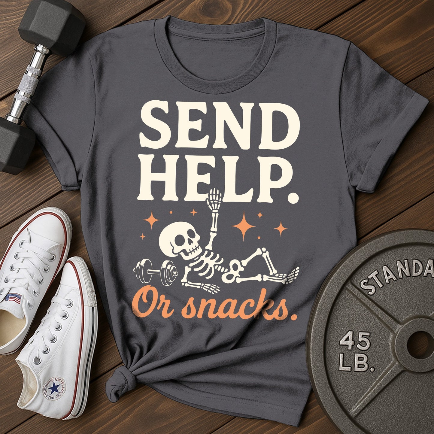 Send help bd T-Shirt - charcoal - Send Help BD Charcoal.jpg