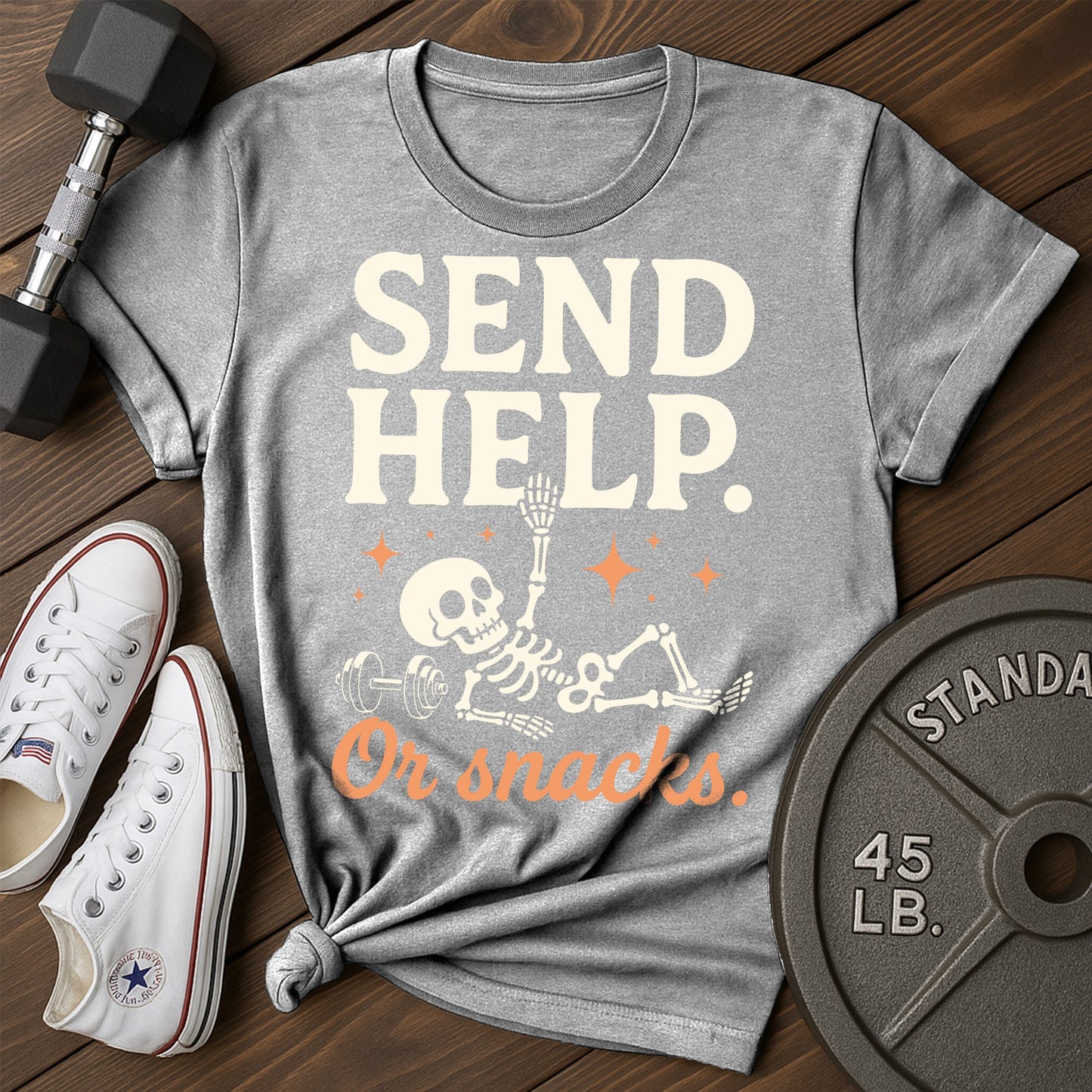 Send help bd T-Shirt - gray - Send Help BD Gray.jpg