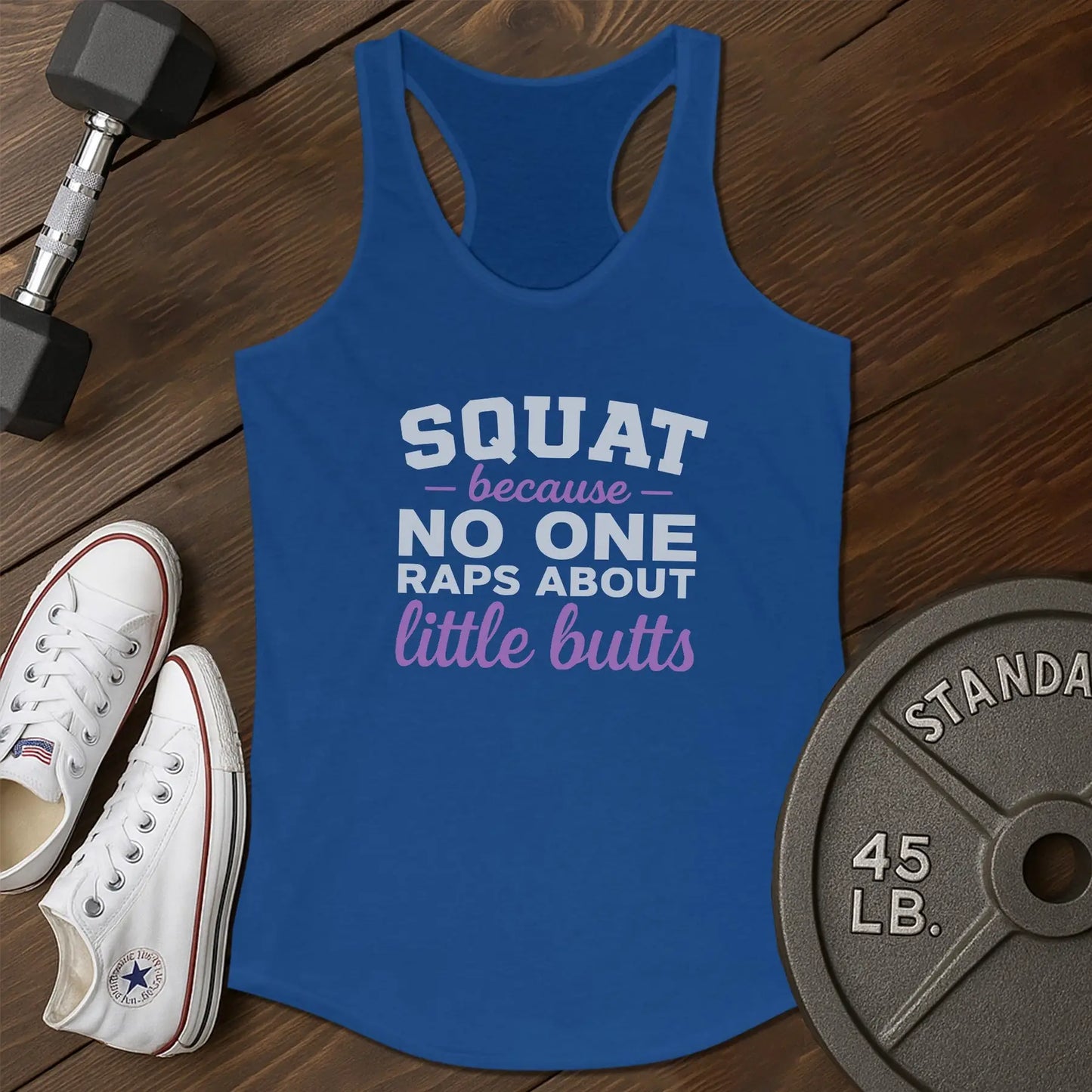 Squat Af Tank - blue - Squat AF tank Blue.jpg